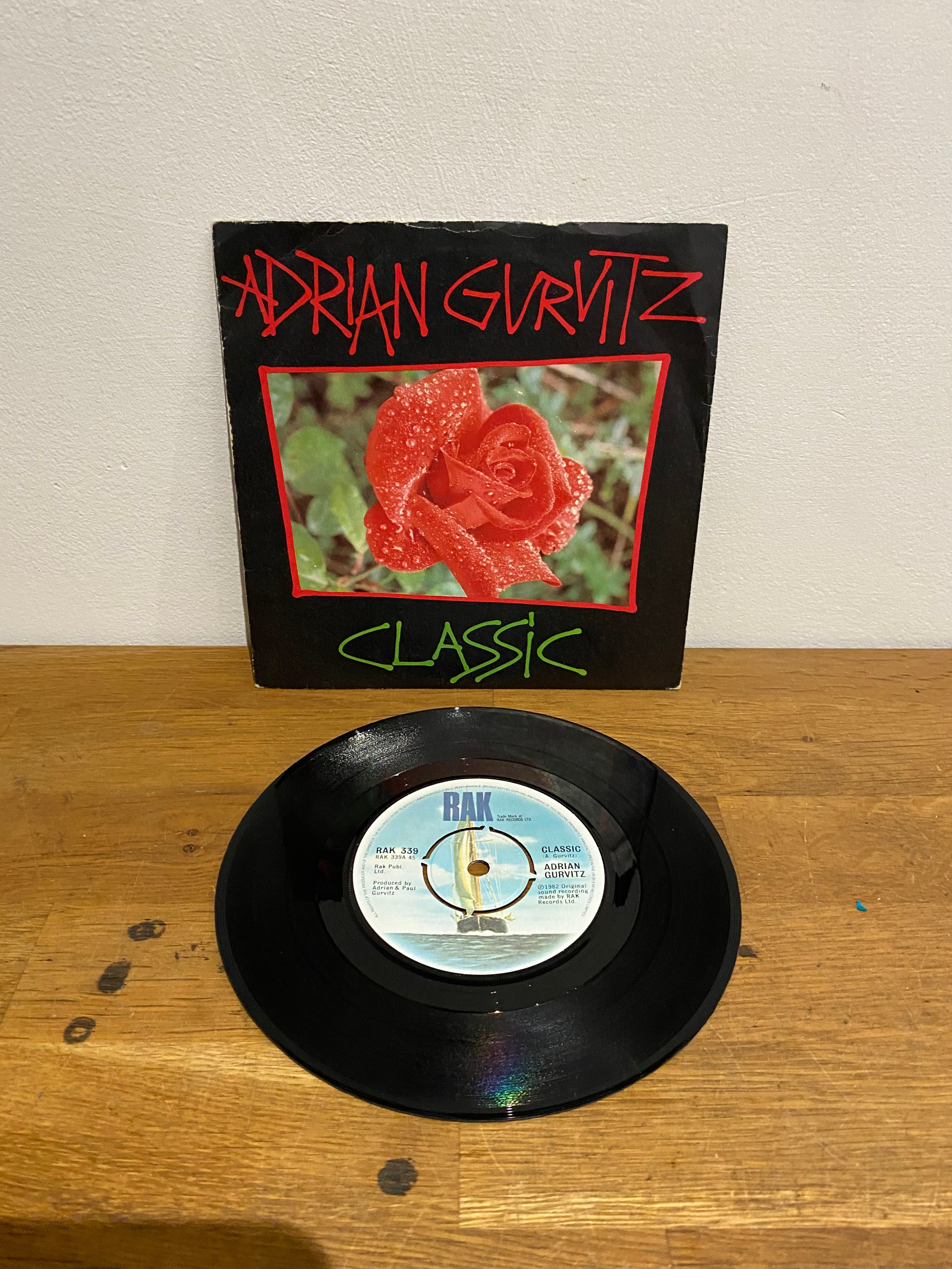 Adrian Gurvitz - Classic , 1982 , 7” single
