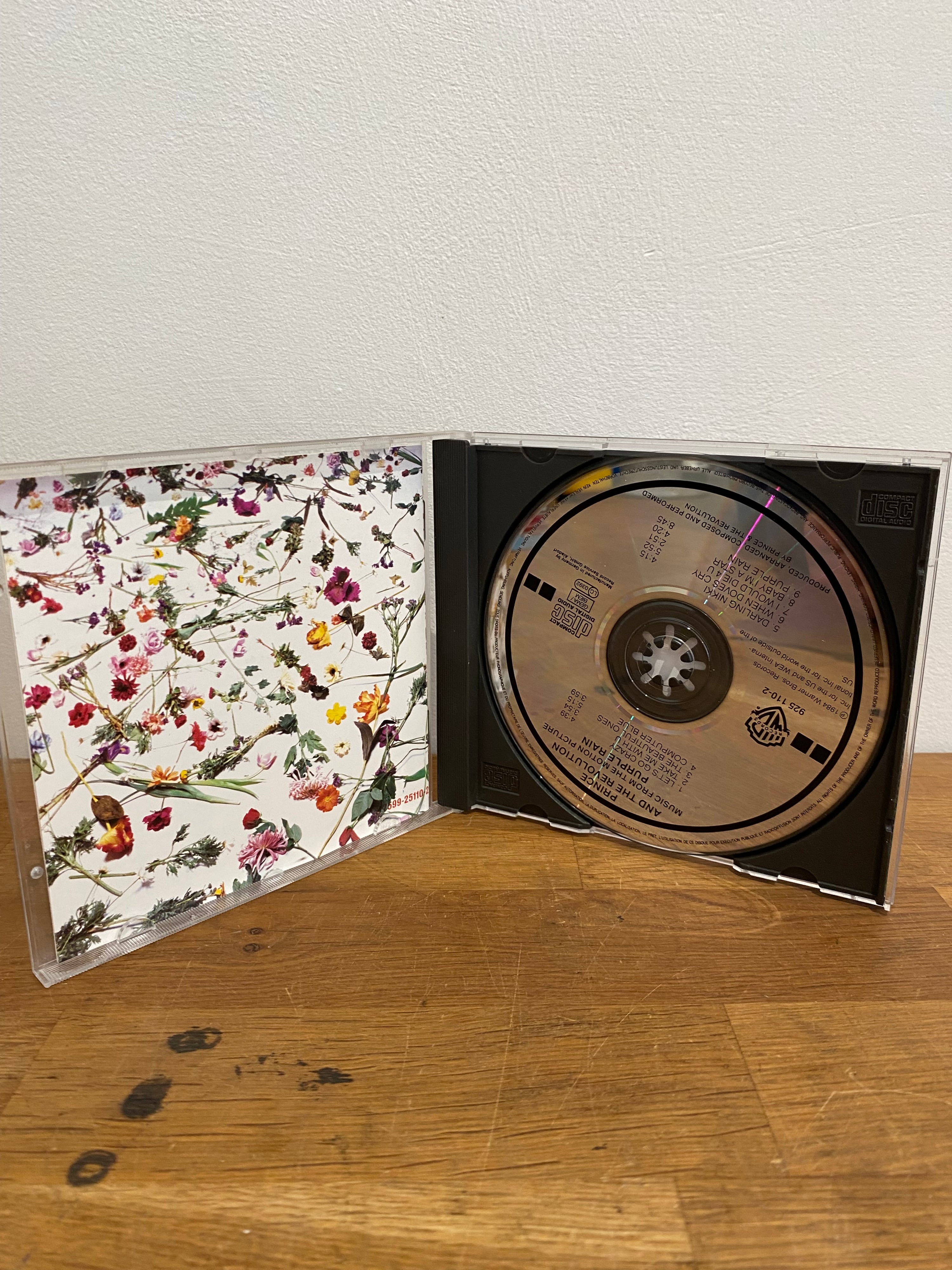 Prince and The Revolution – Purple Rain CD album, iconic 1984 pop and funk soundtrack available at Woody’s Record Store UK.