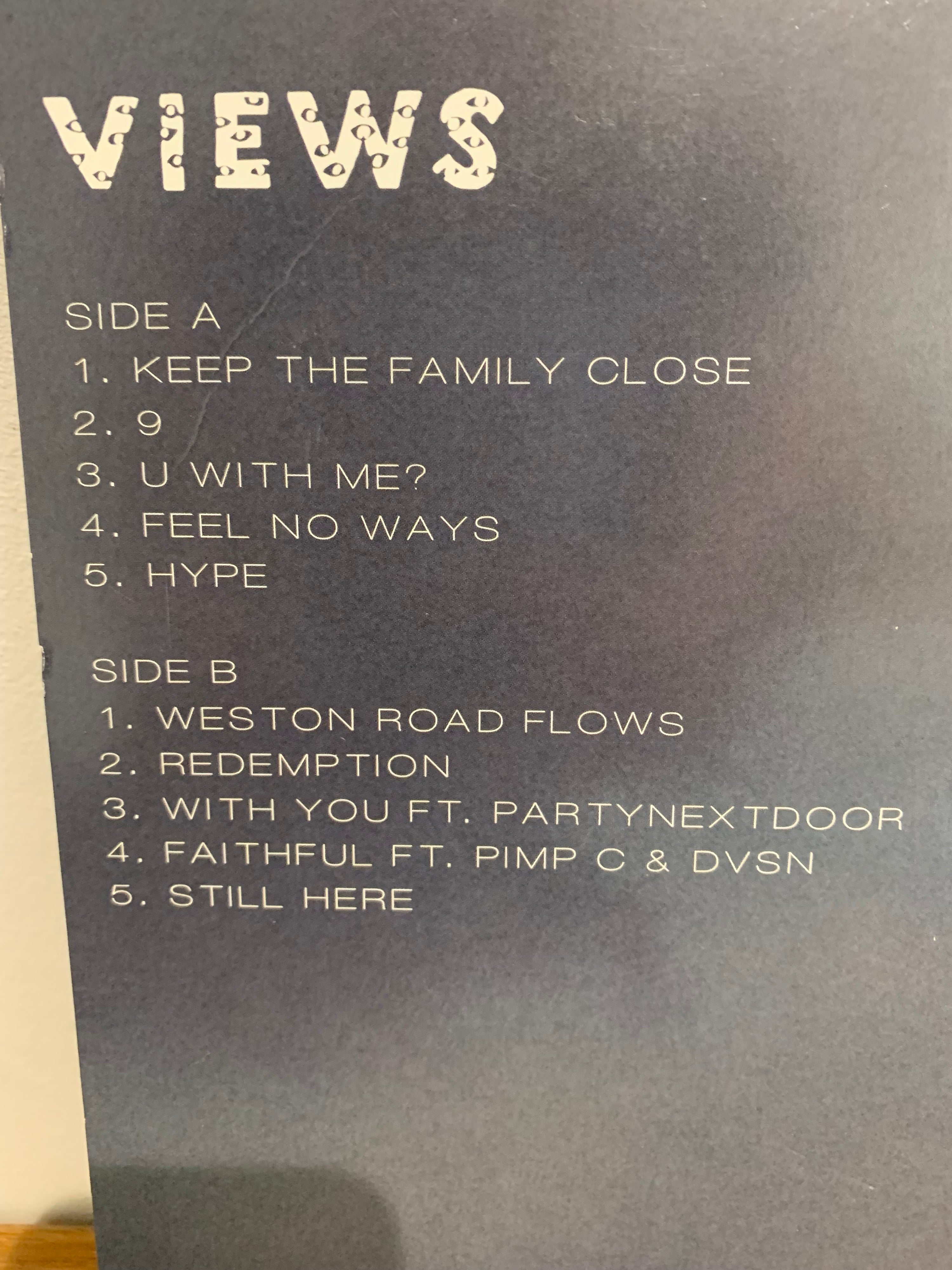Drake - Views , double Lp vinyl, 2016.