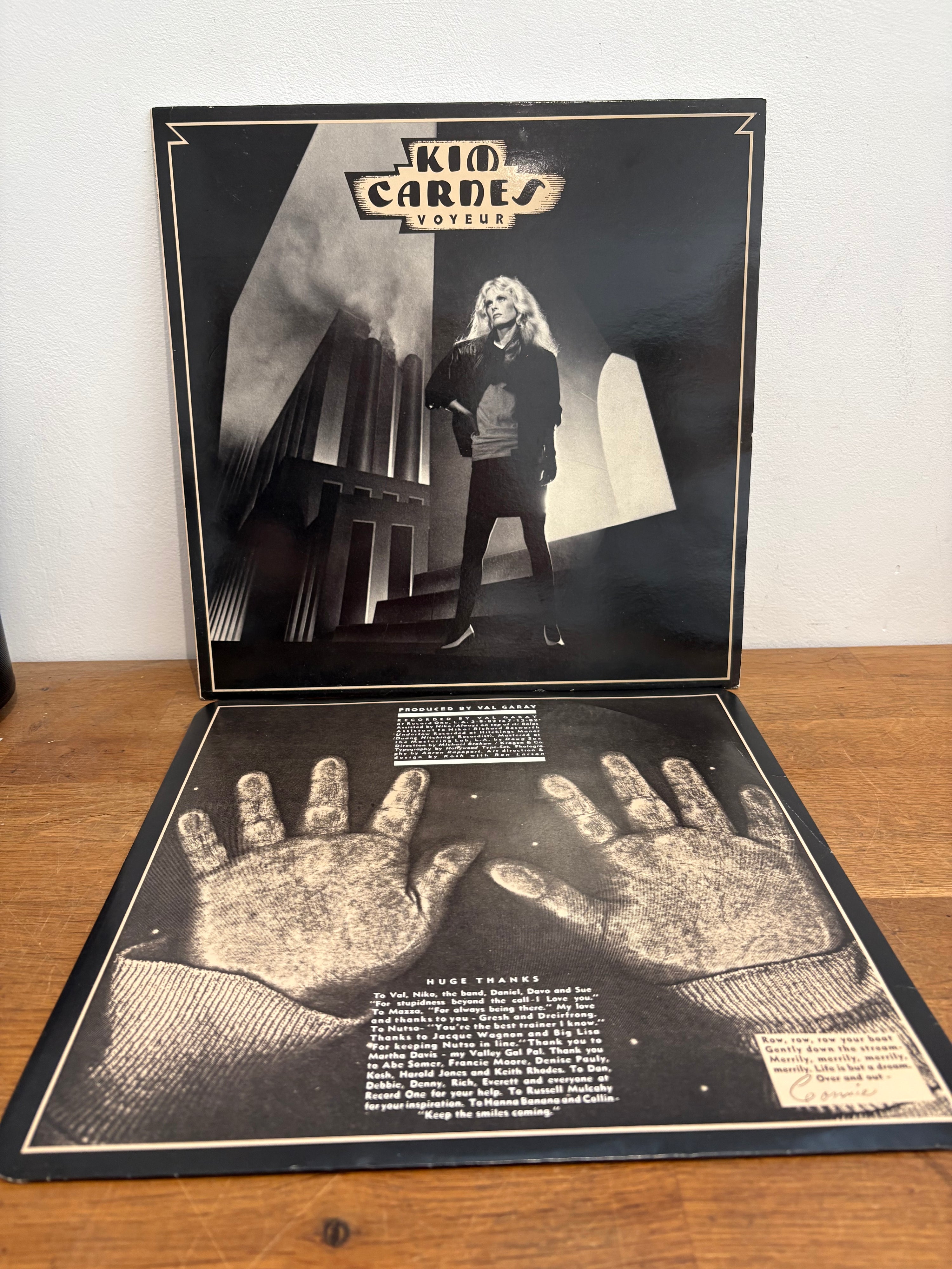 Kim Carnes - Voyeur , Lp album, 1982 EMI America Records , AML3026