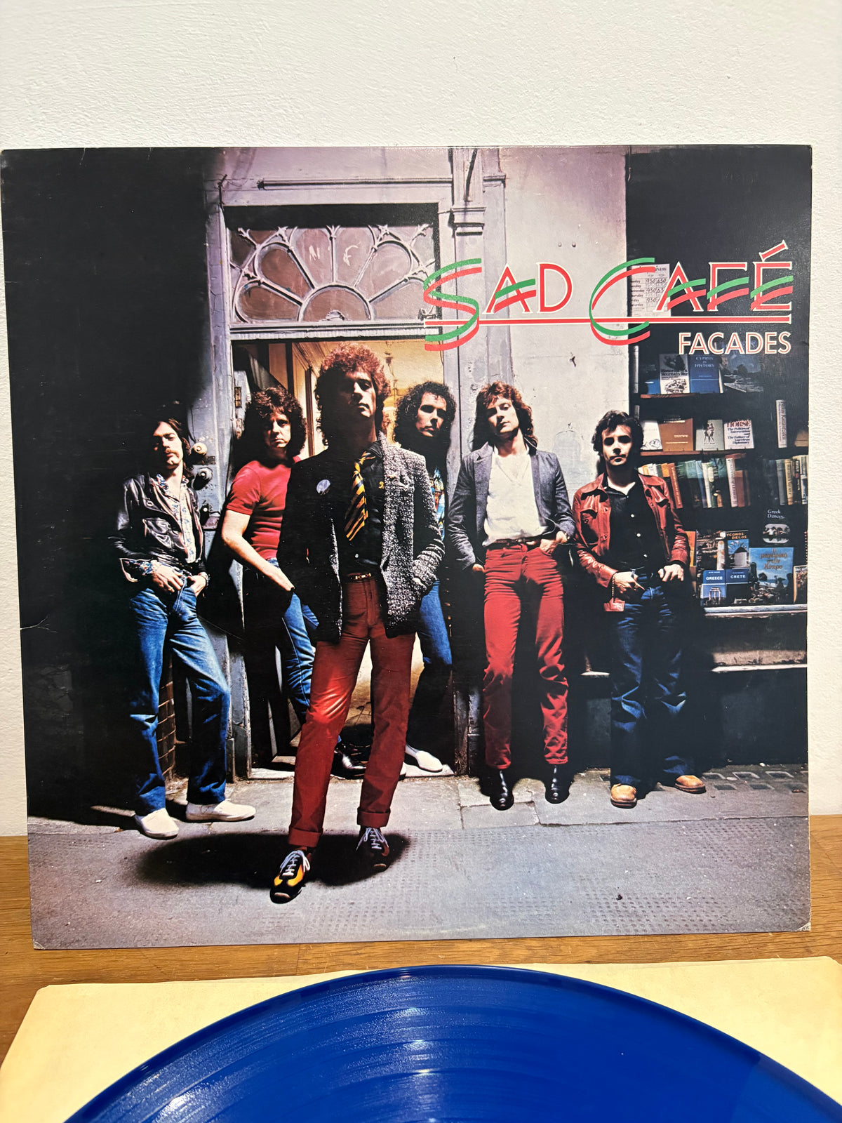Sad Cafe - Facades , blue vinyl 12 inch LP album , RCA 1979