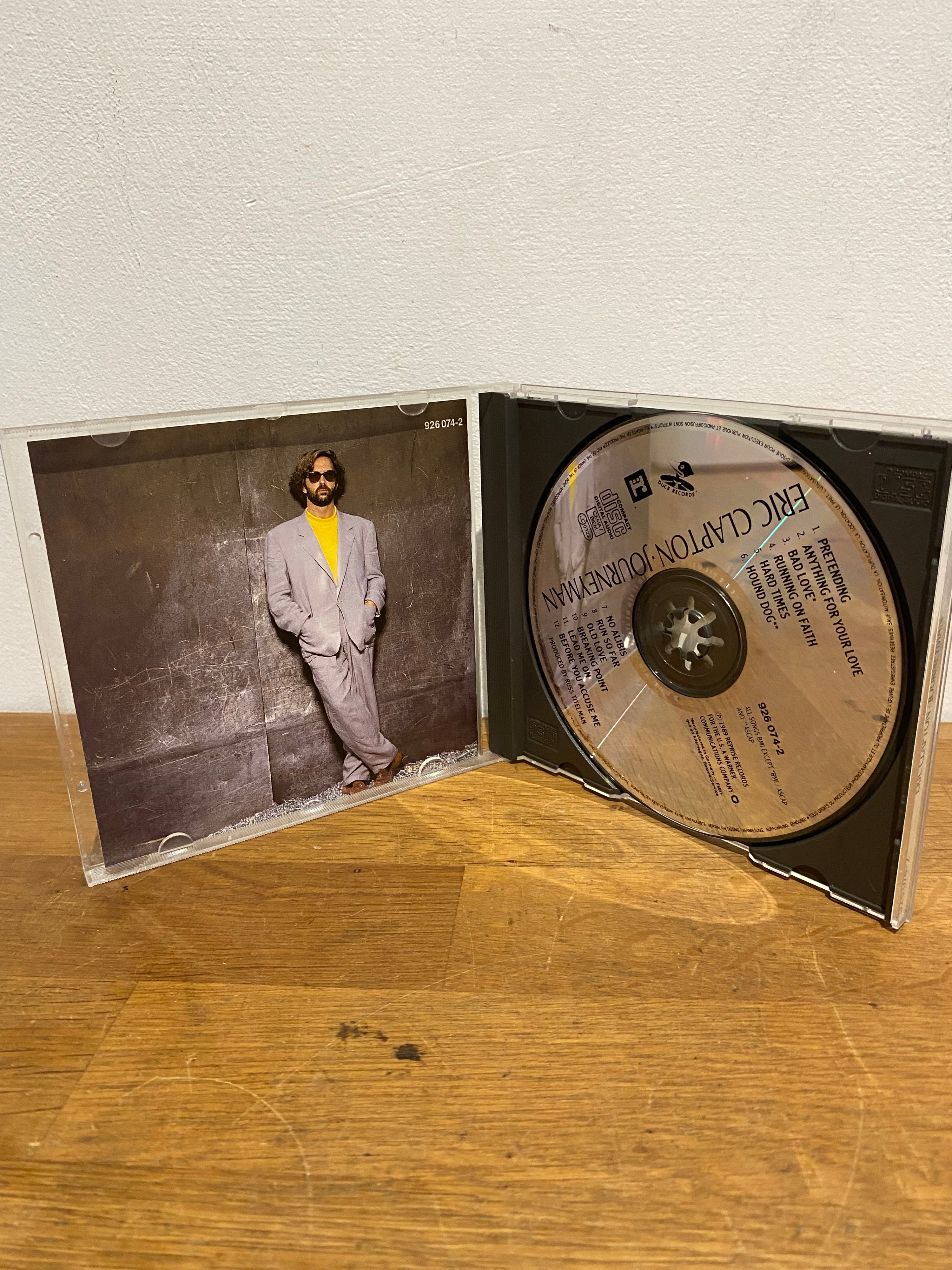 Eric Clapton -  journeyman, 1989 cd album . Reprise records