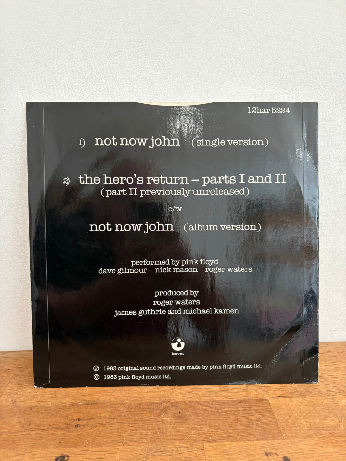 Pink Floyd - Not now John , 12 inch single , 1983 Harvest, 12har5224.