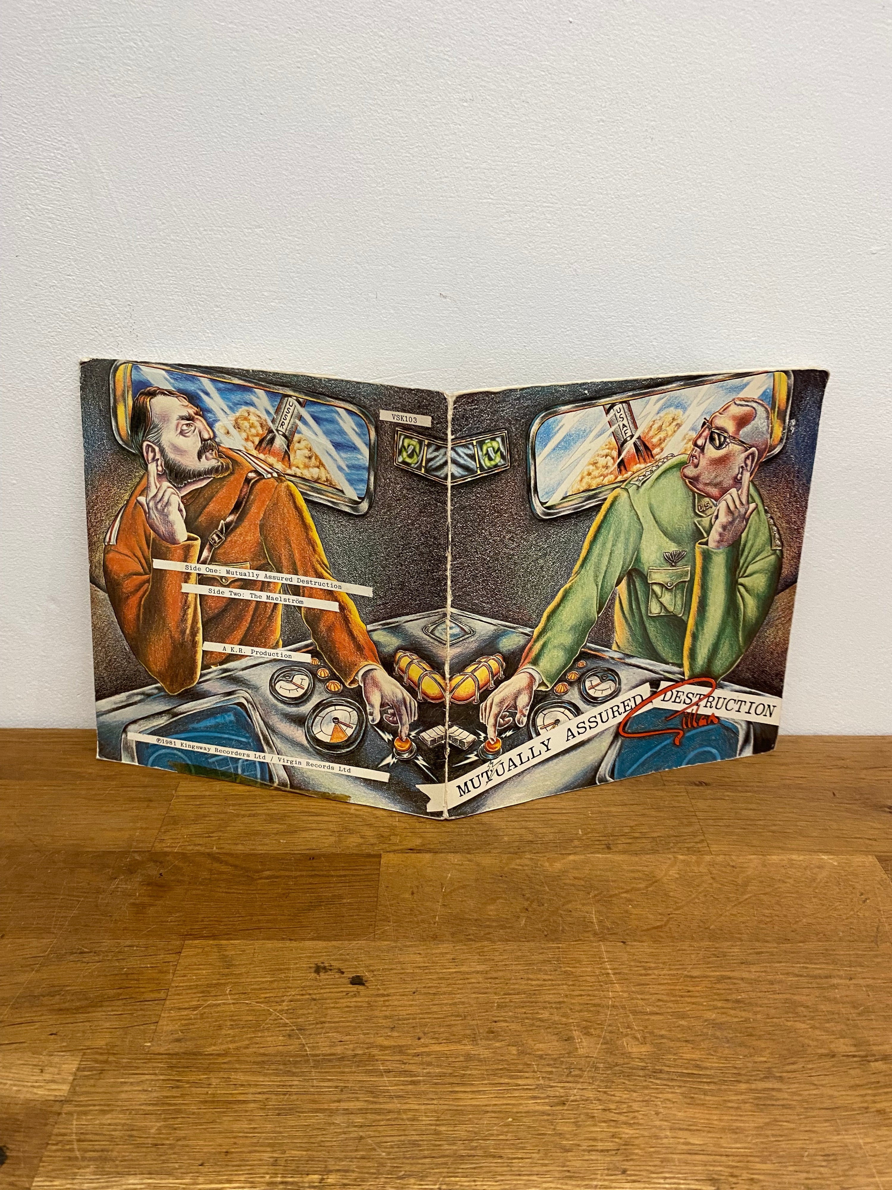 Gillan - Mutually Assured Destruction, 7” single , booklet sleeve , 1980 Virgin