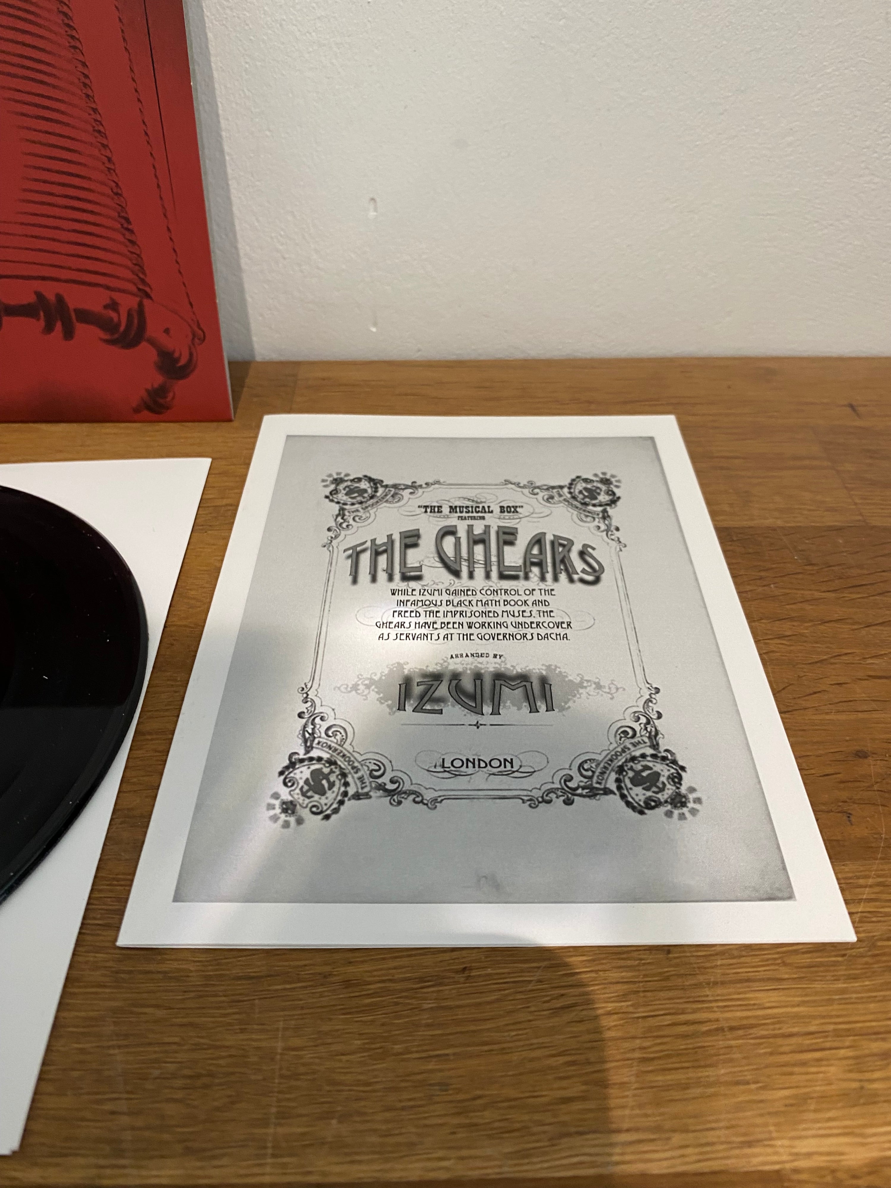 The Ghears - 4 Minute Mile , 7” single, Limited Edition 576 of 1000, with booklet.