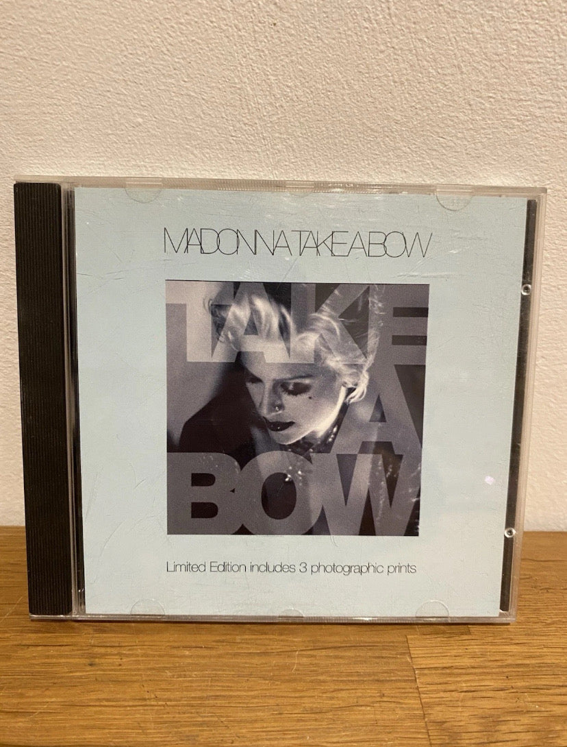 Madonna - Take a bow - 3 Track cd single , Sire records, ltd ed, 3 prints