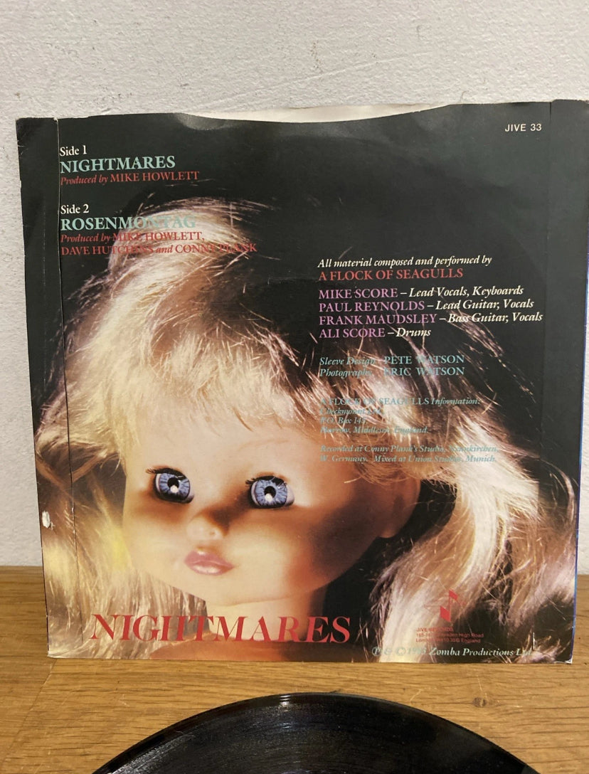 Collectable A Flock of Seagulls Nightmares 7 inch vinyl at Woody’s Record Store