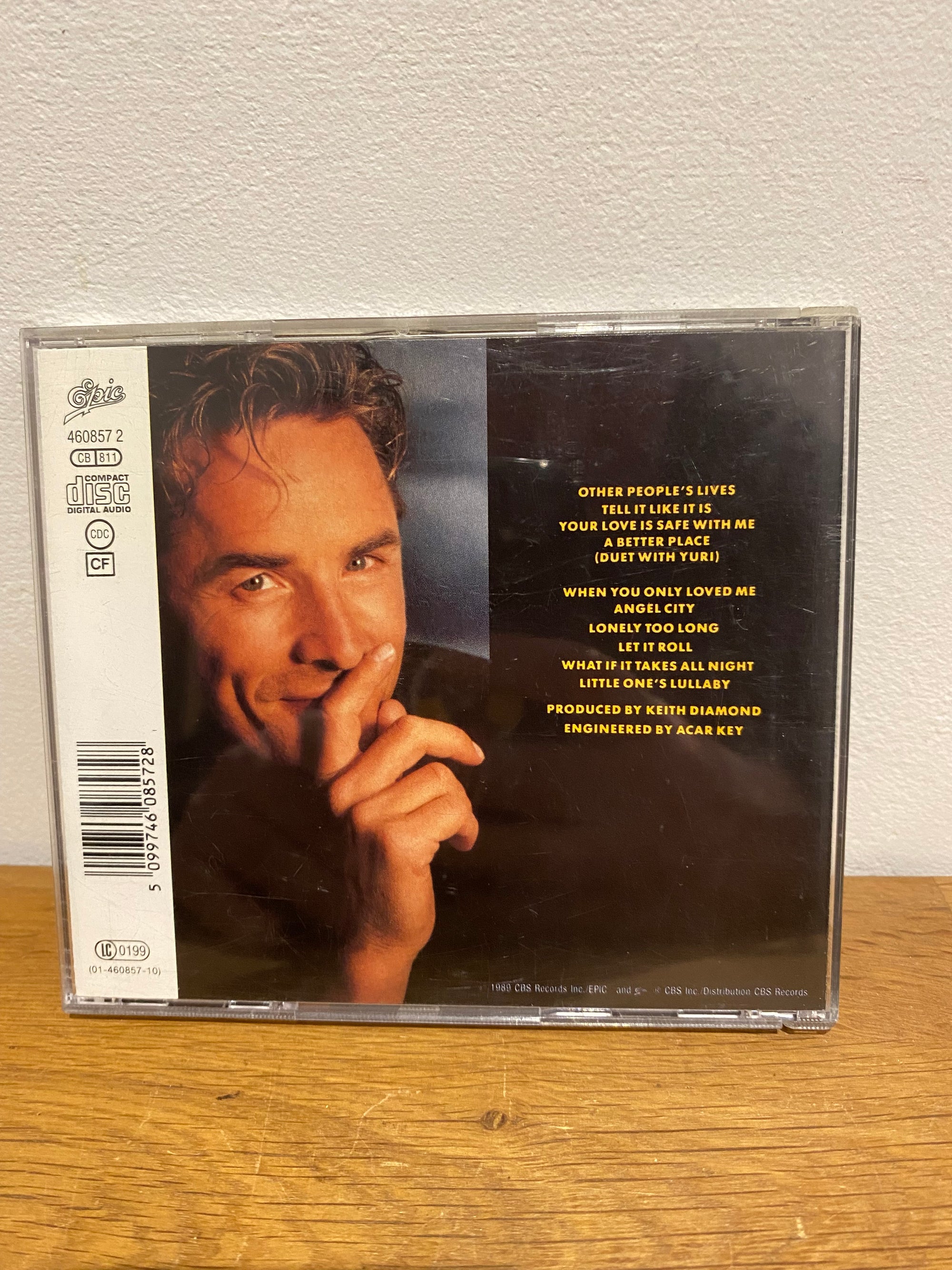 Don Johnson - Let it roll , 1989 cd album.