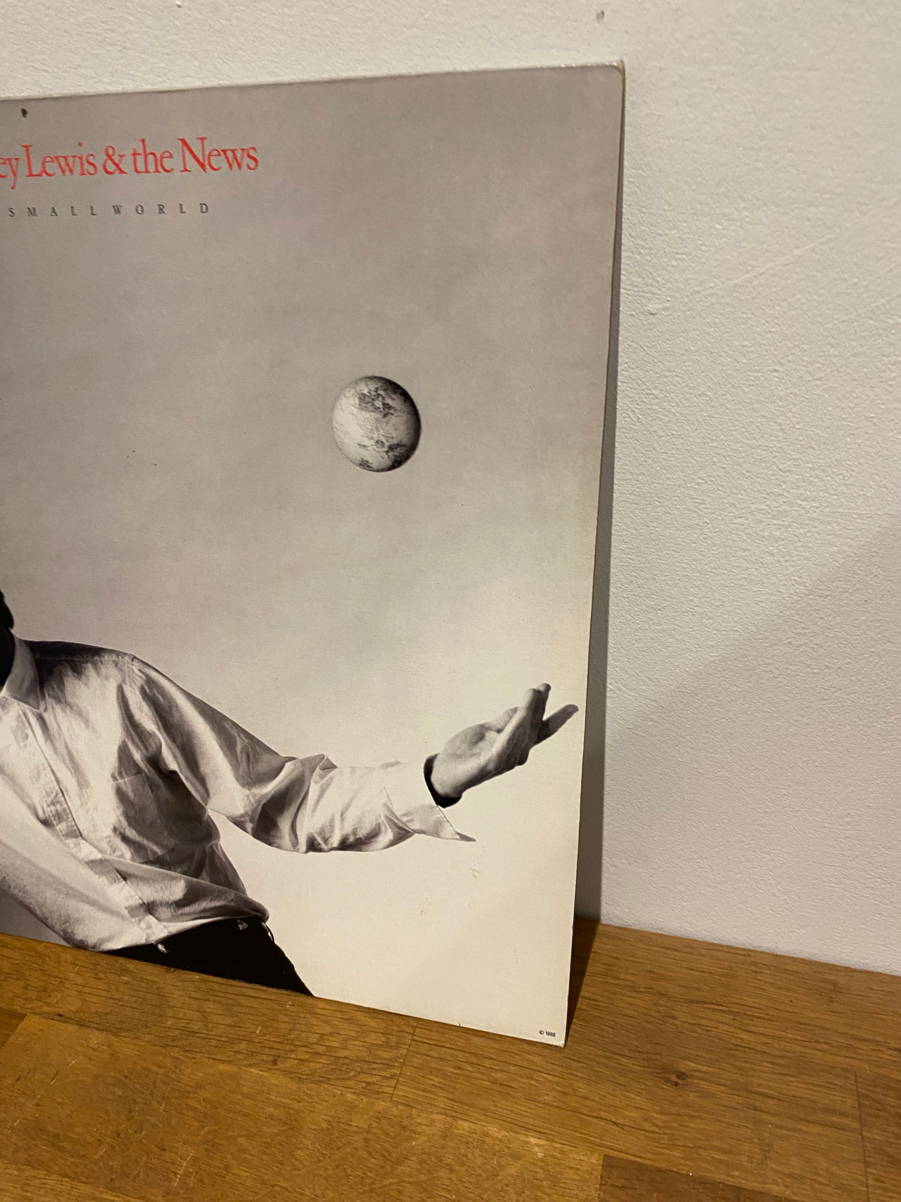 Huey Lewis & The News - Small World , vinyl album, 1988 Chrysalis
