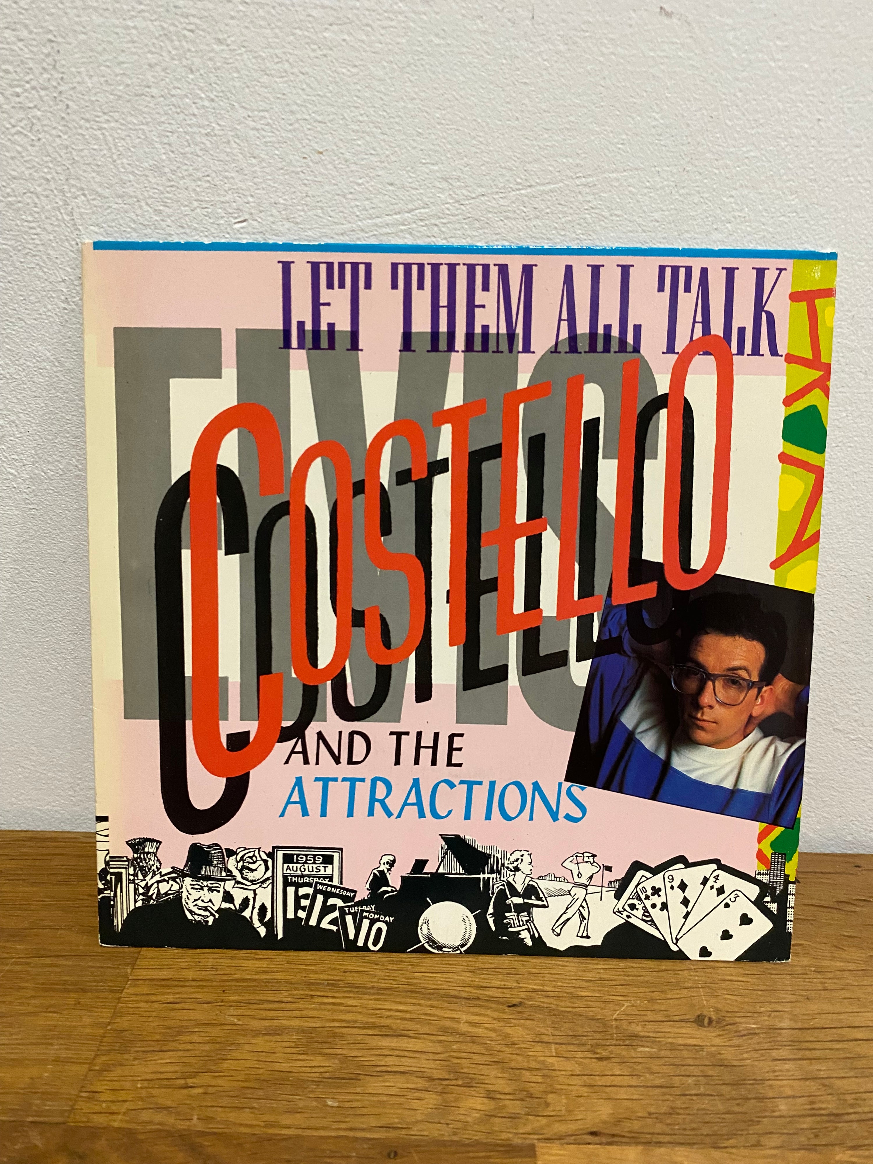 Elvis Costello & The Attractions - Let them all talk , 7” single, 1983 F Beat records. XX33
