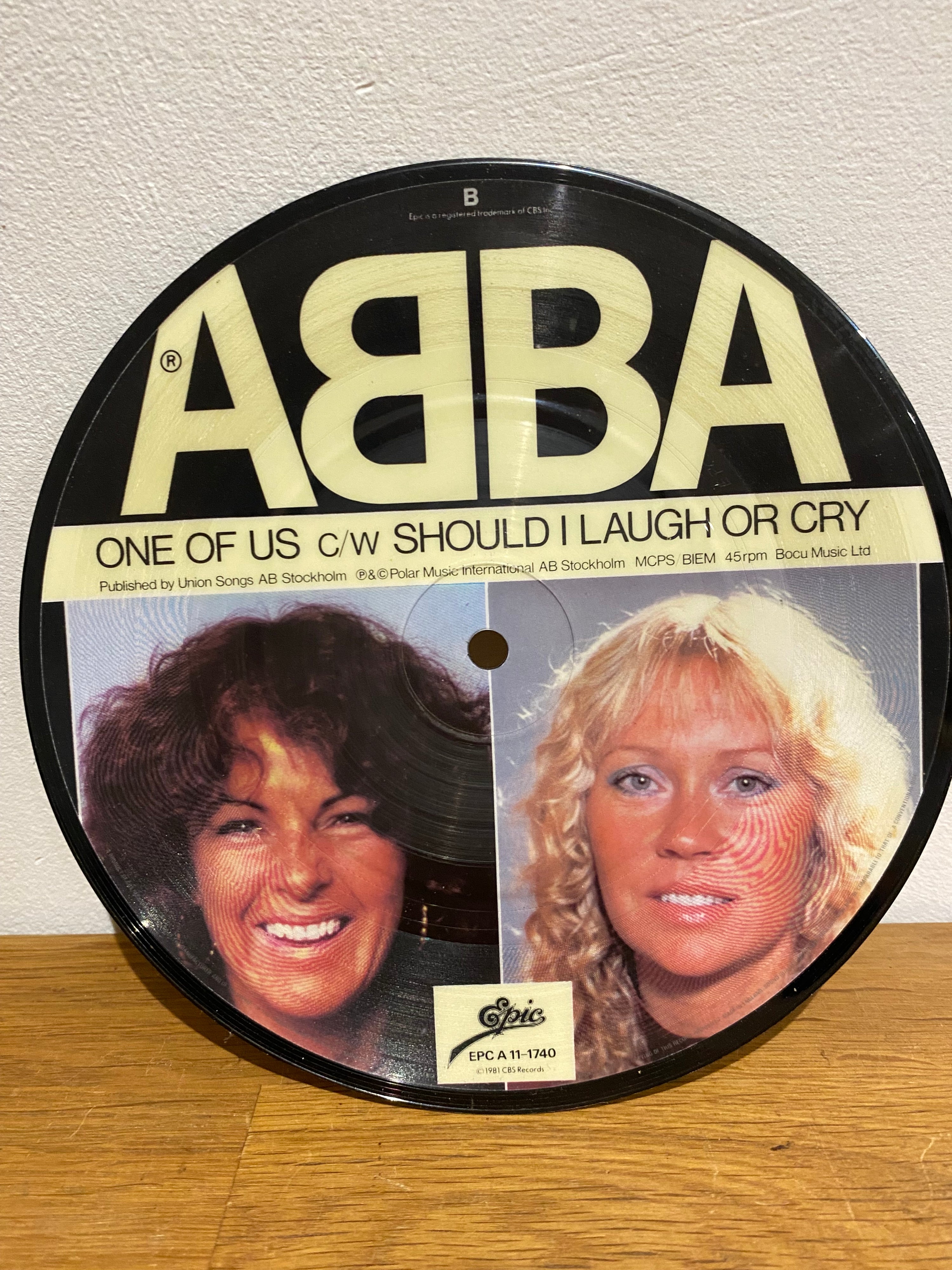Abba - One of us - 7” picture disc