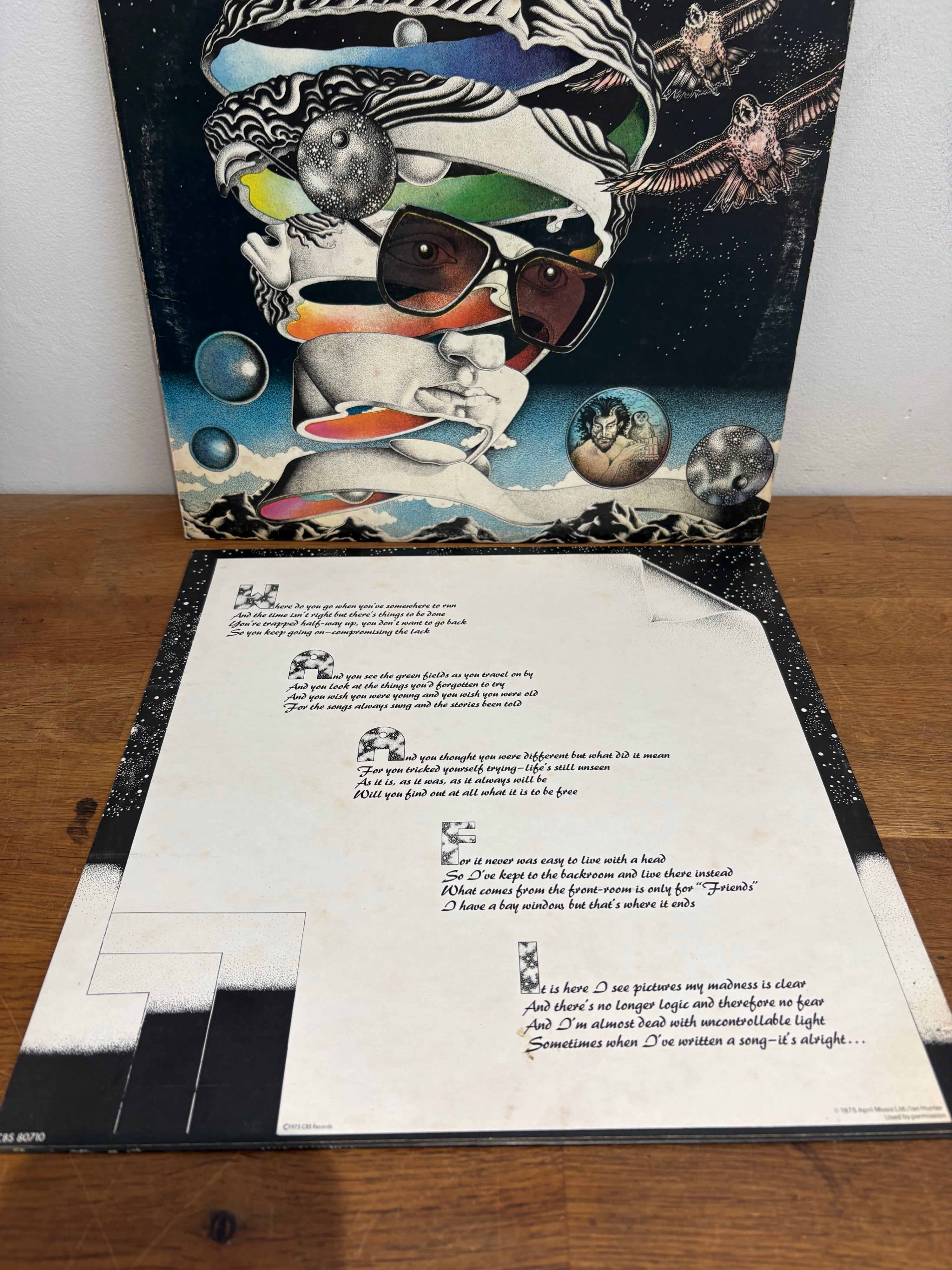 Ian Hunter - Ian Hunter , 1975 CBS , S80710