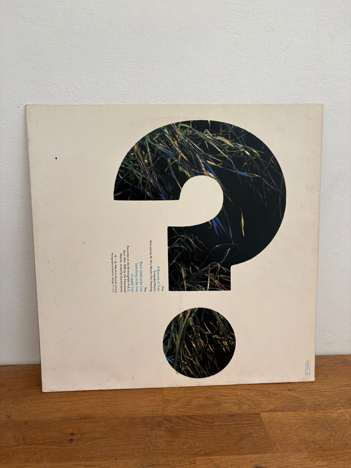 Depeche Mode - A Question of Time , 12 inch single, 1986 , 12 BONG 12.