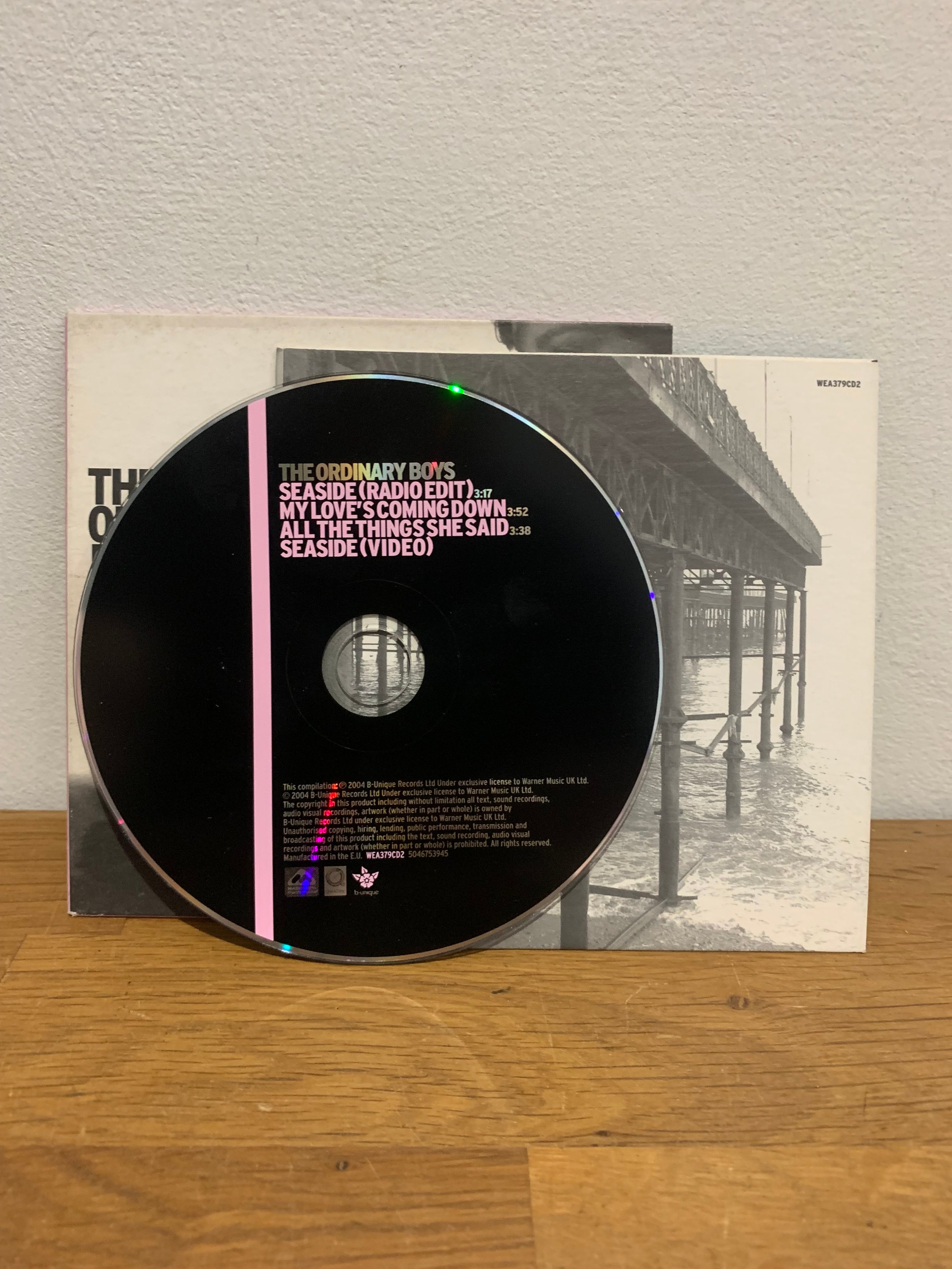 The Ordinary Boys - Seaside, 2004 cd single.