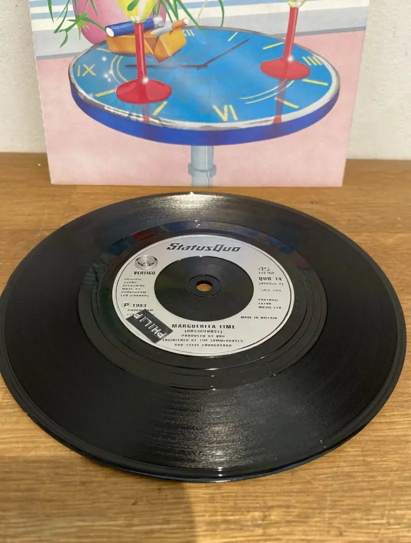 Status Quo Marguerita Time 7 inch vinyl single front cover