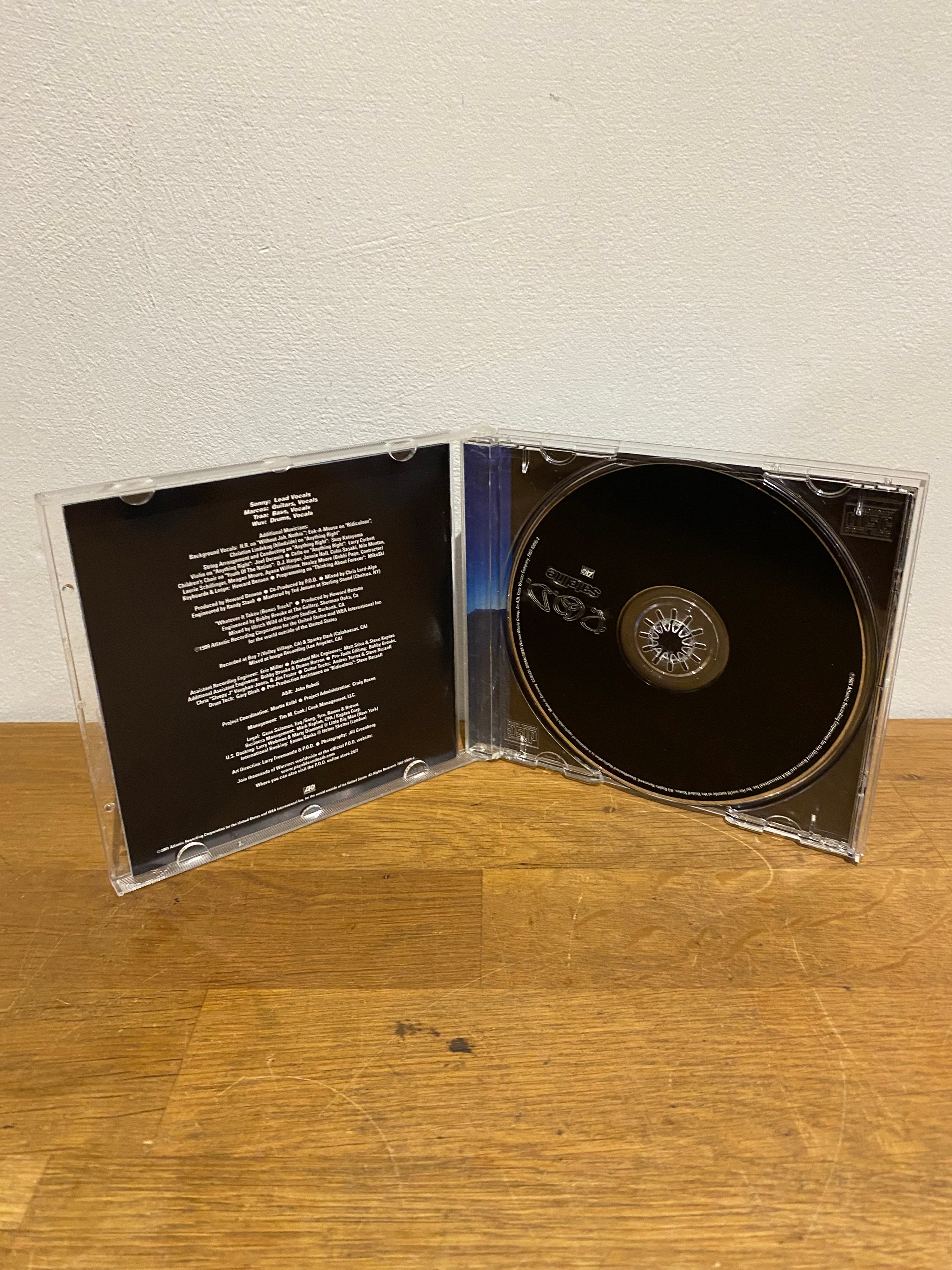 P.O.D. , Payable on death - Satellite, cd album , European edition.