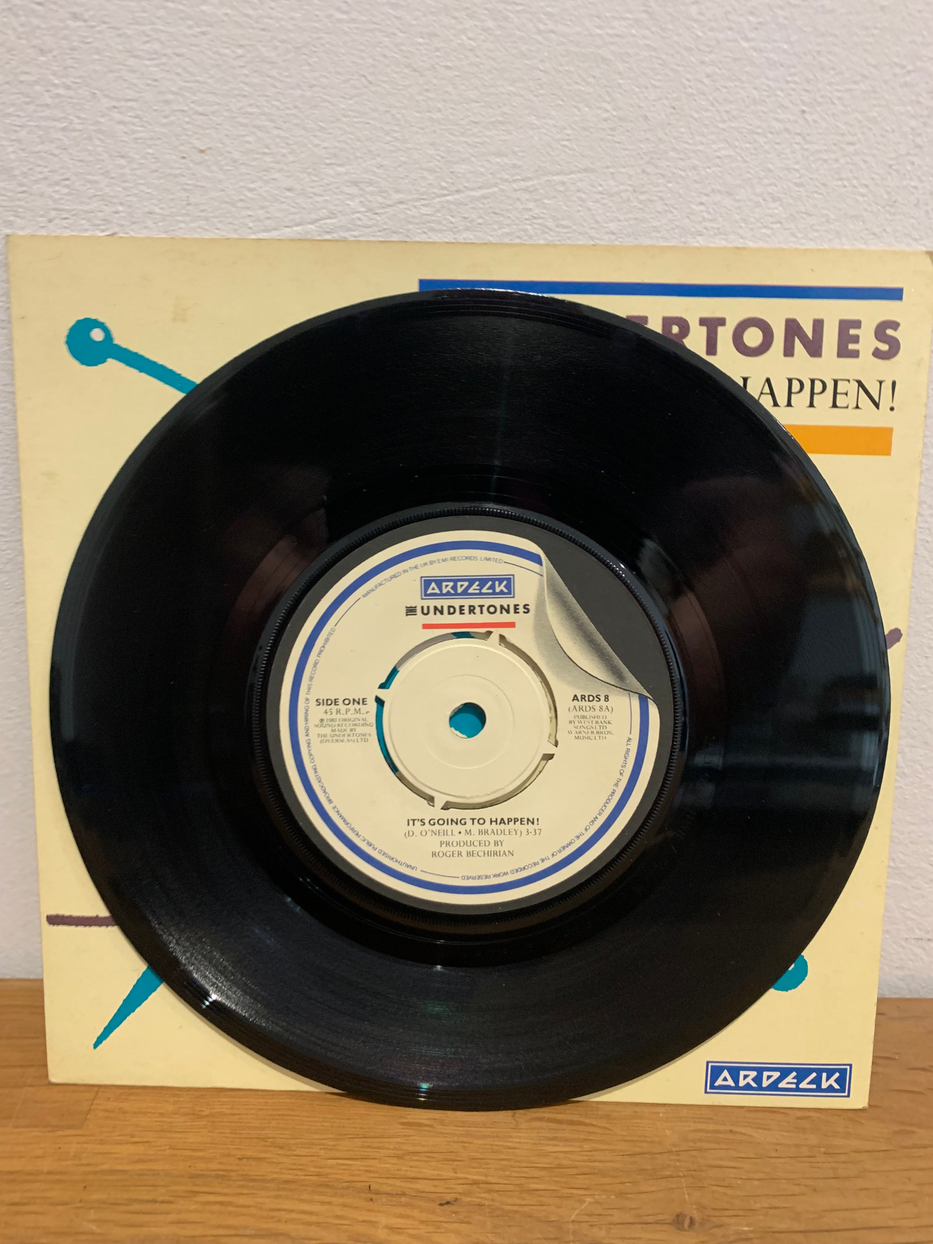 The Undertones - It’s going to happen, 7 inch single , 1981 Ardeck records.
