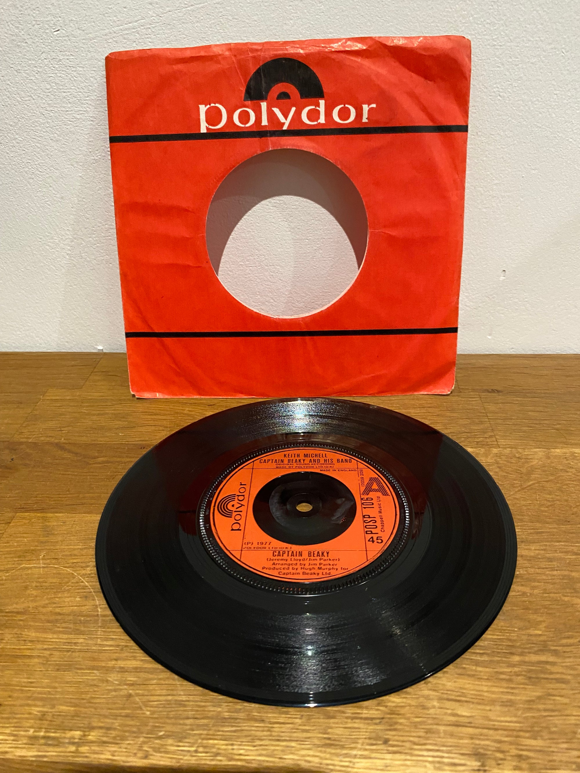 Keith Michell - Captain Beaky And His Band 7" Single (1977)