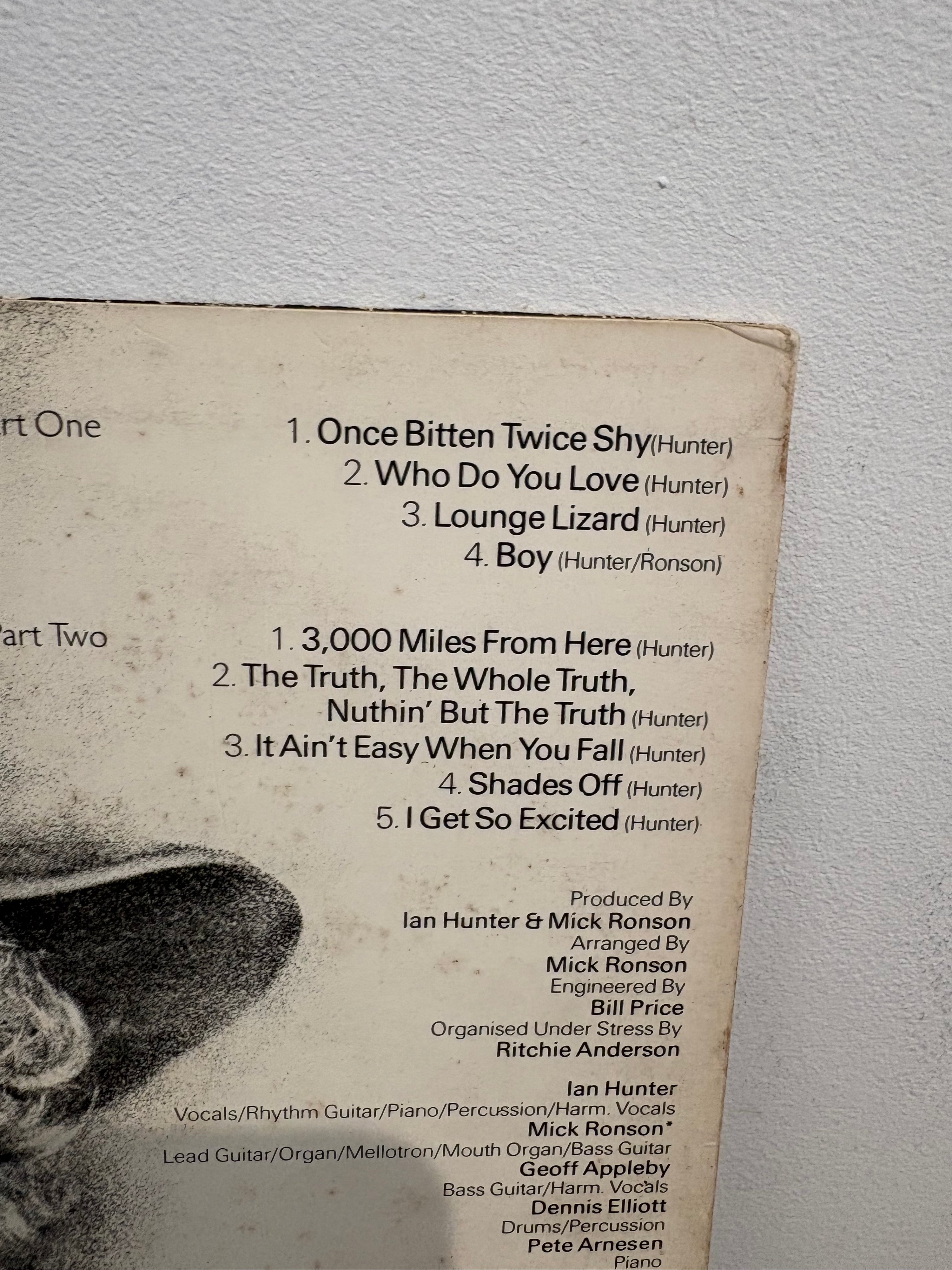 Ian Hunter - Ian Hunter , 1975 CBS , S80710