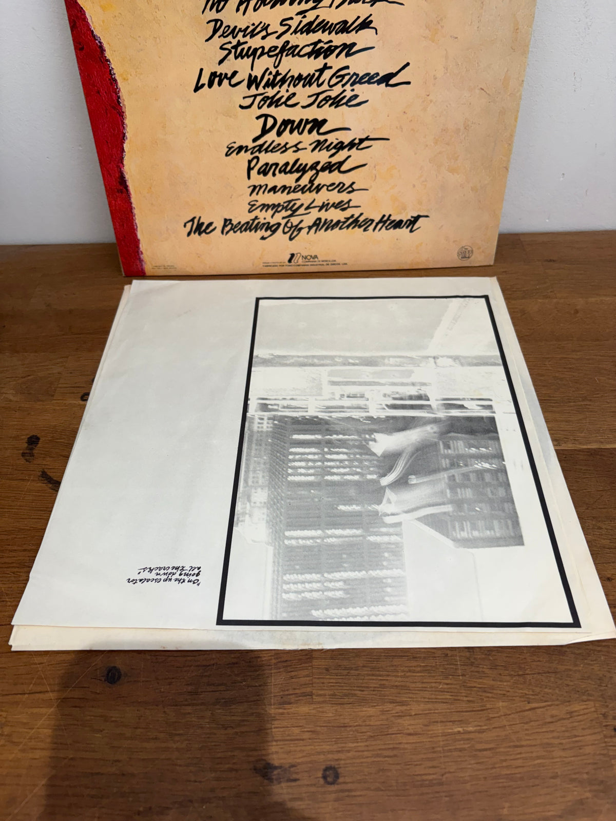 Graham Parker and The Rumour - The up escalator, 1980 Stiff records .