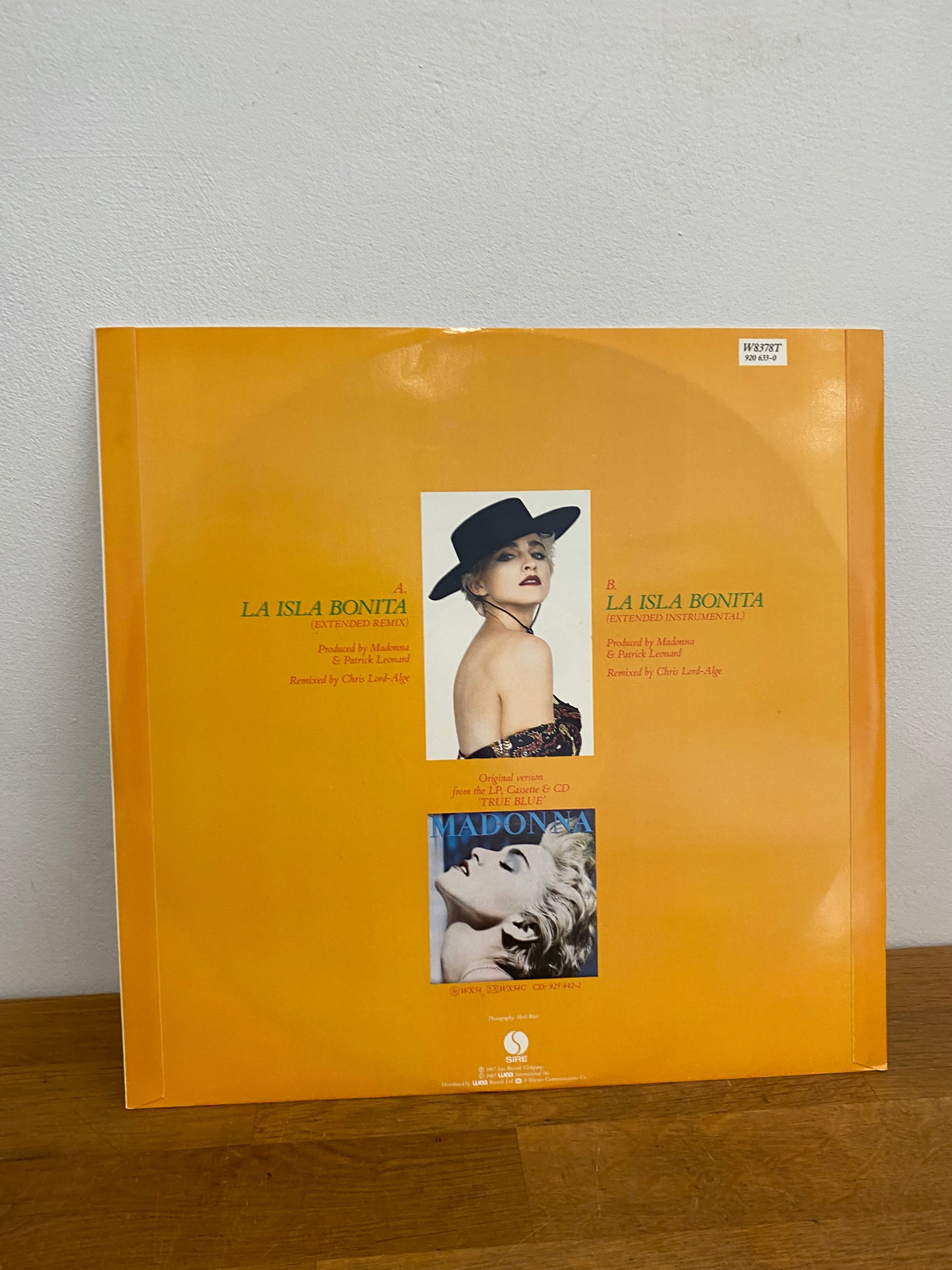 Madonna - La Isla Bonita , 12” single
