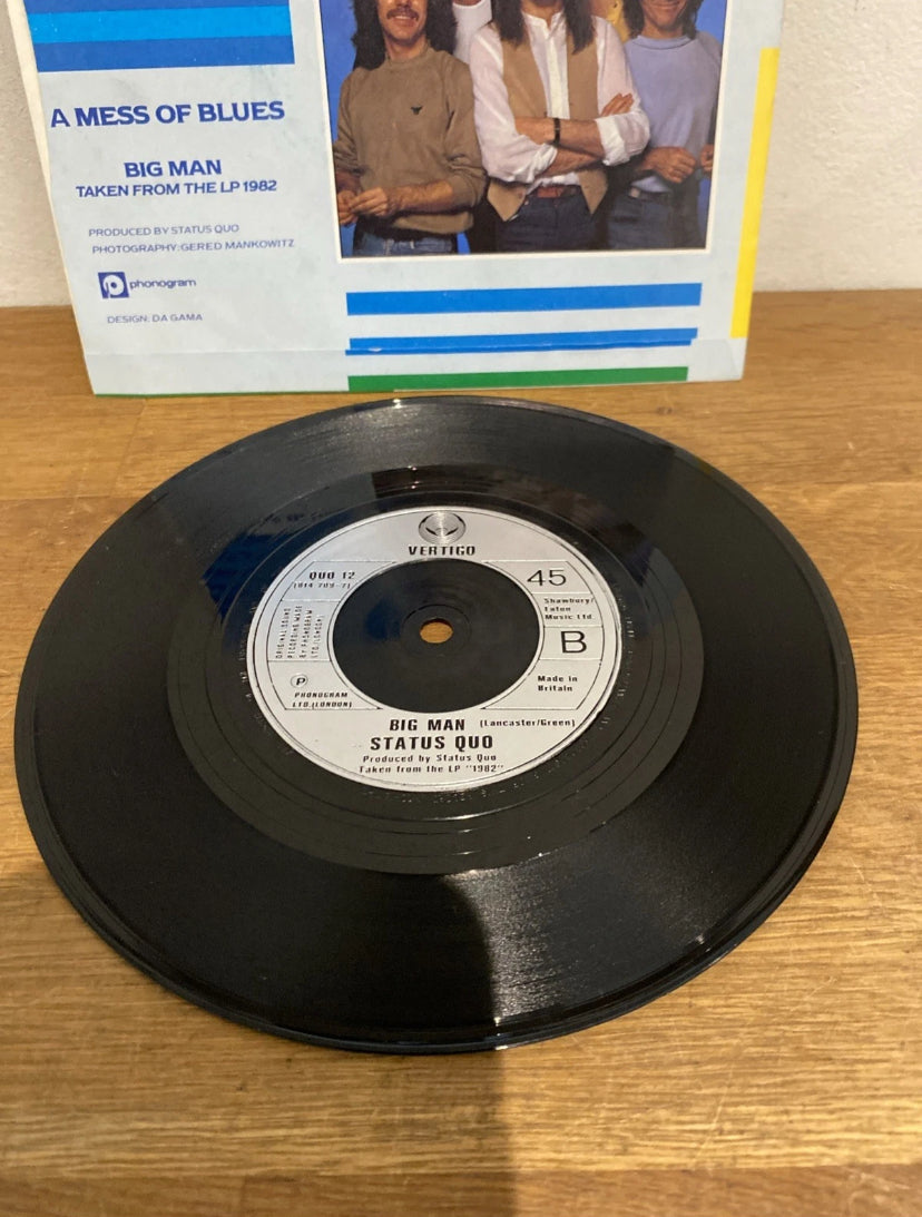 Status Quo , A Mess Of Blues , 7 Inch Single