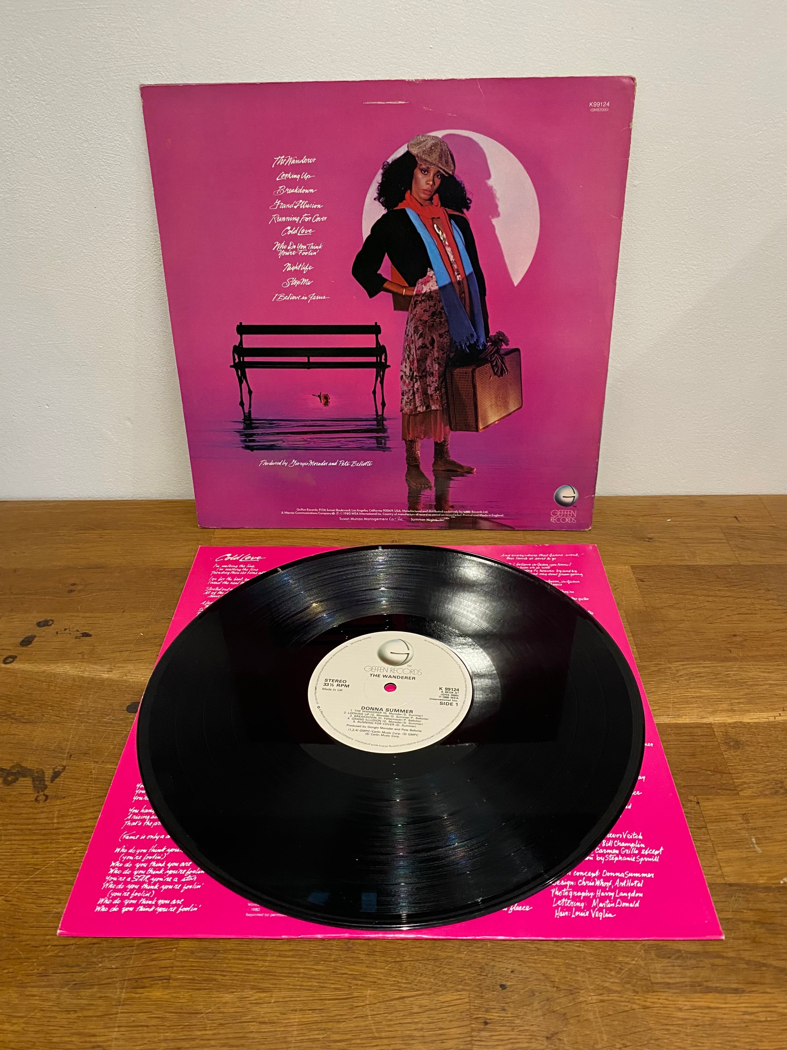 Donna Summer- The Wanderer, LP Vinyl ,Geffen records , 1980