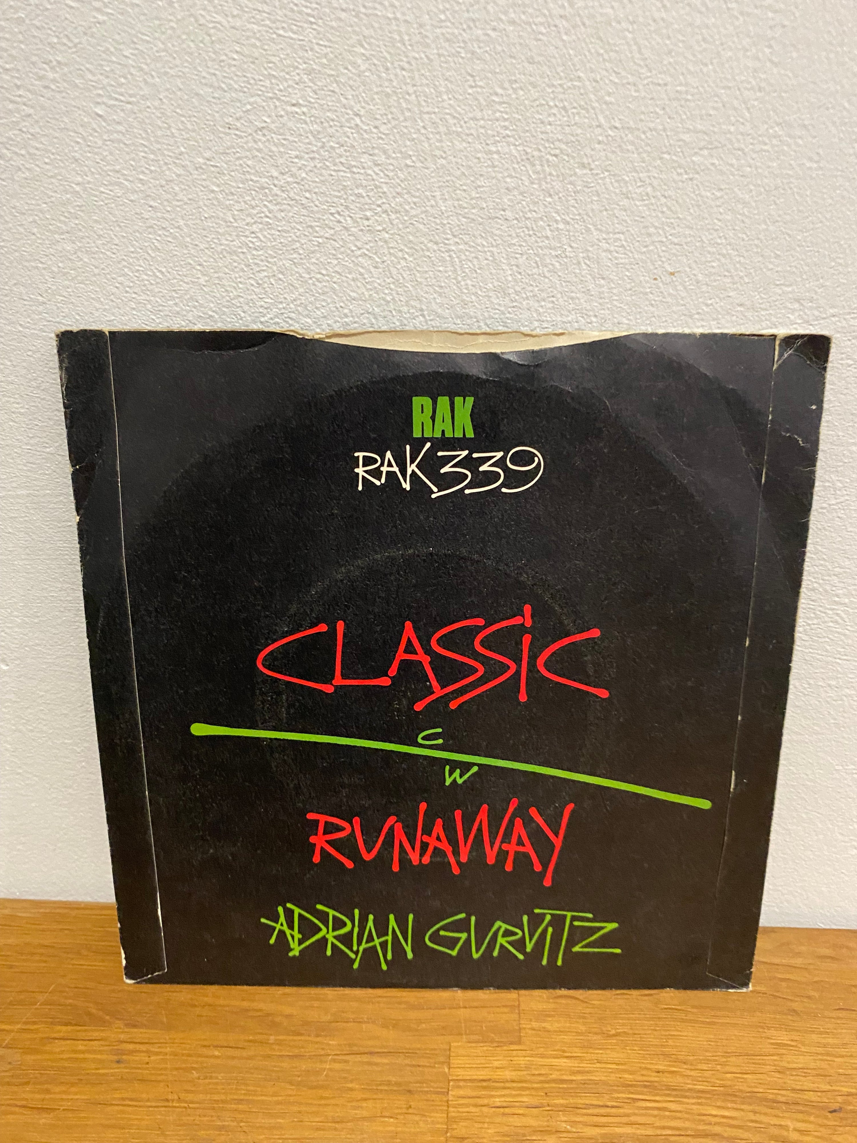 Adrian Gurvitz - Classic , 1982 , 7” single