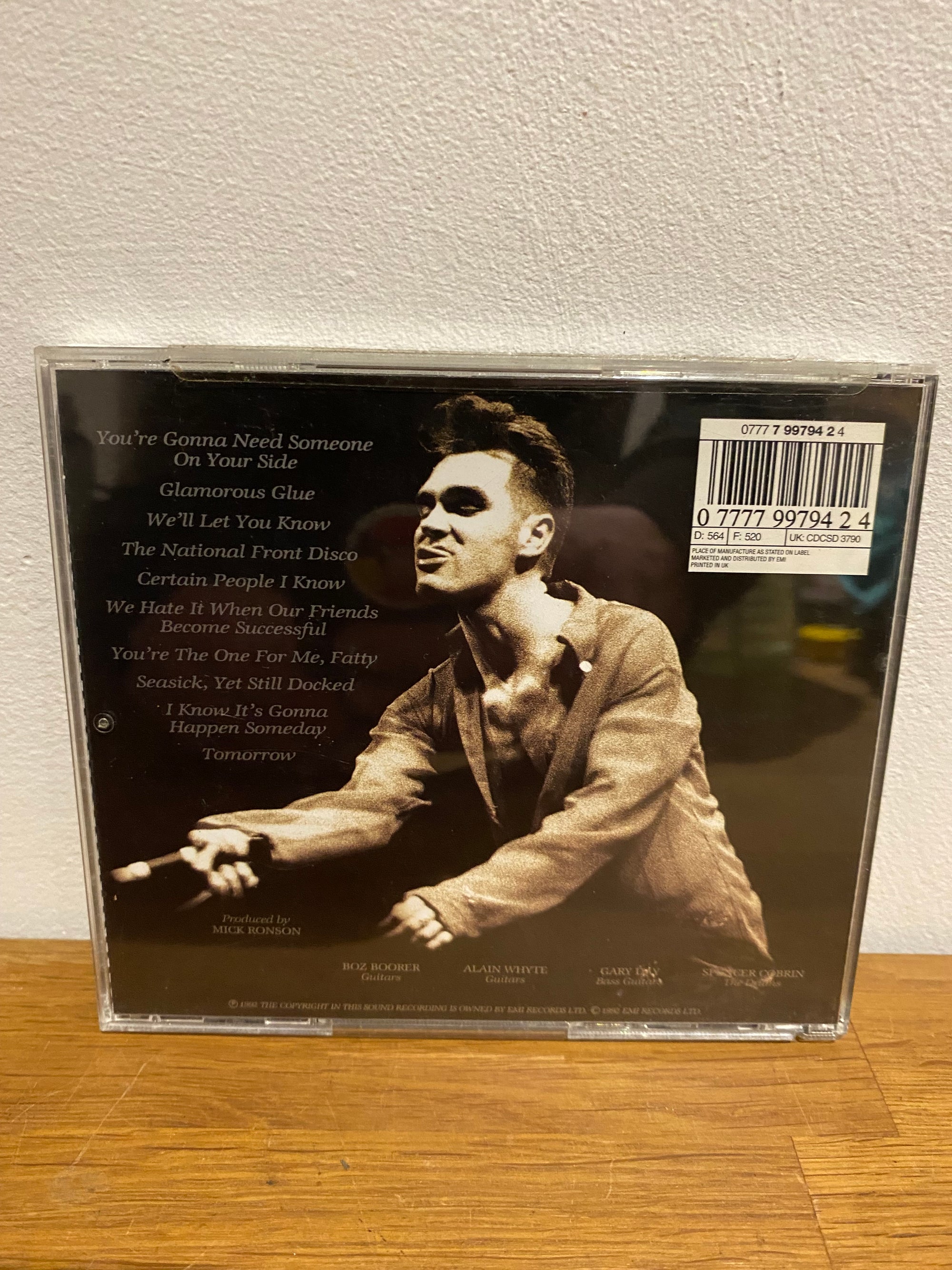 Morrissey - Your Arsenal, 1992 cd album