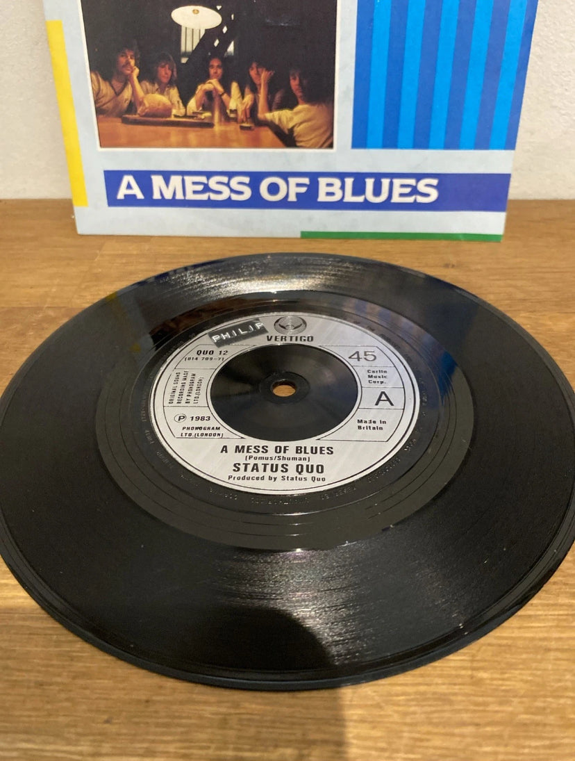 Status Quo , A Mess Of Blues , 7 Inch Single