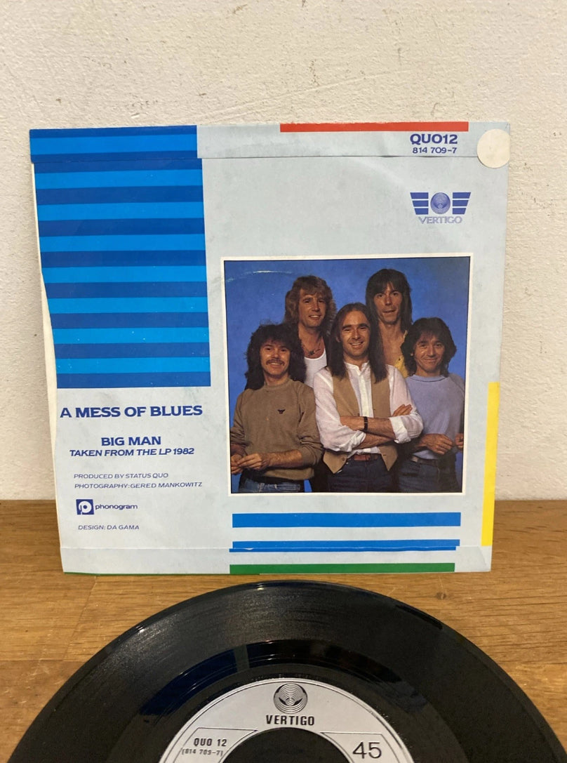 Status Quo , A Mess Of Blues , 7 Inch Single