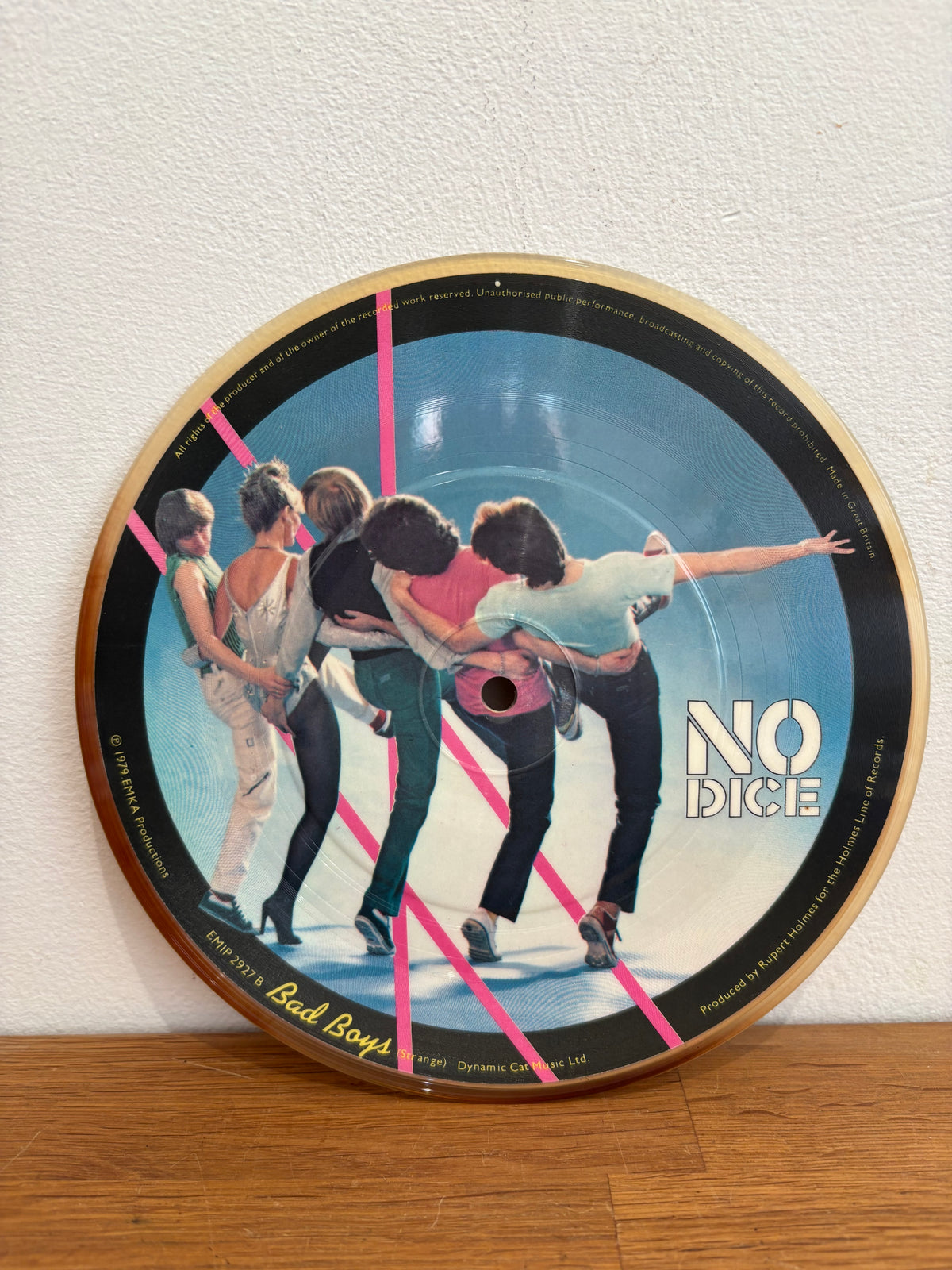 No Dice - Come Dancing, 7 inch single picture disc, 1979.
