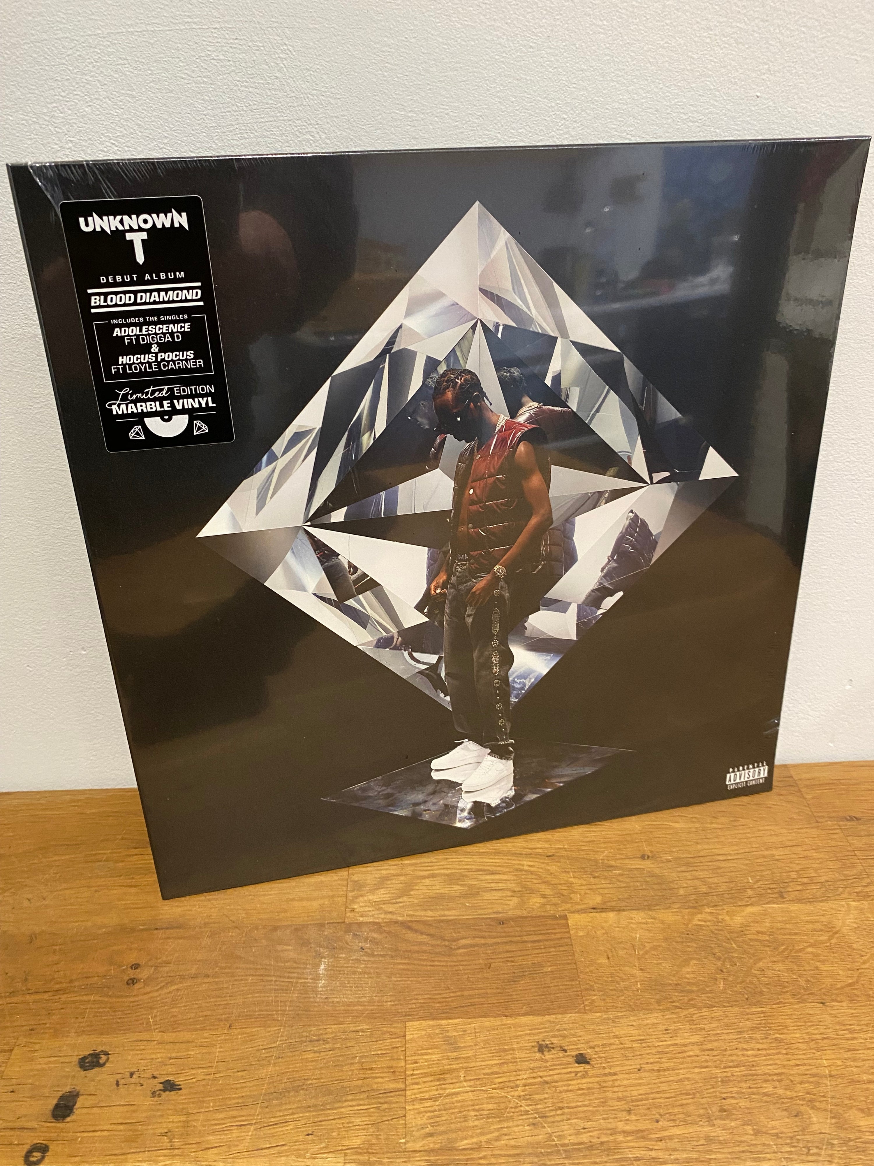 Unknown T - Blood Diamond, limited edition Marble Vinyl, new and sealed.