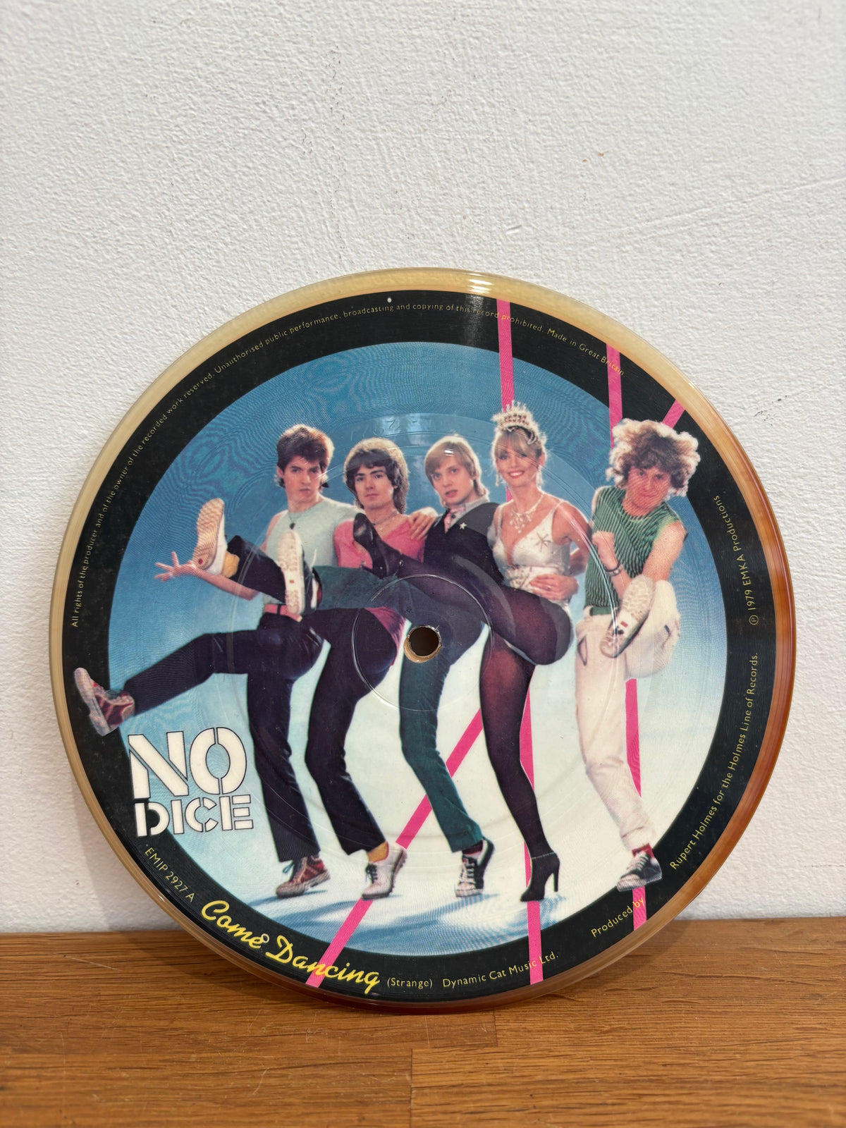 No Dice - Come Dancing, 7 inch single picture disc, 1979.