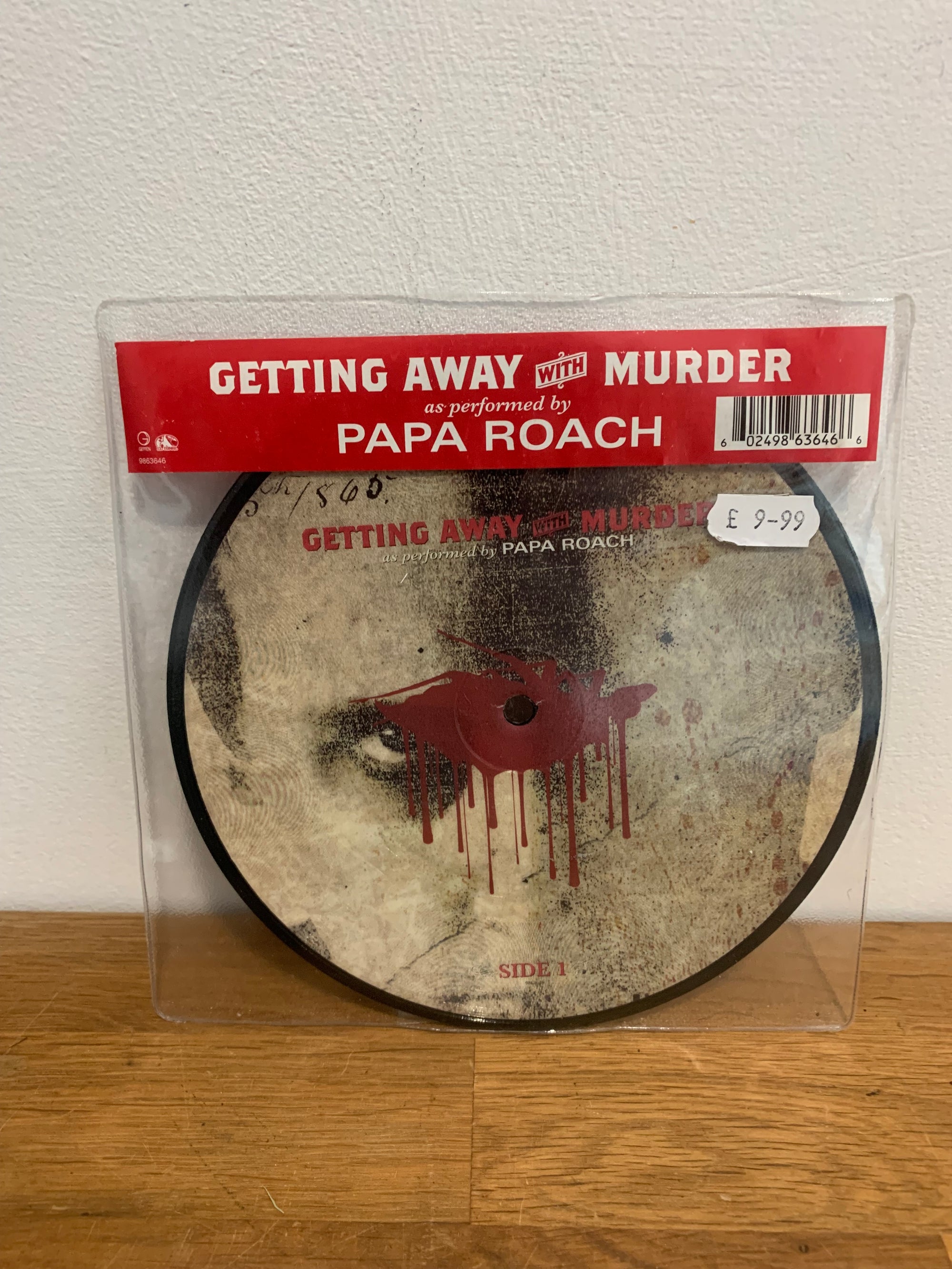 Papa Roach - Getting Away With Murder, 7” single picture disc , 2004