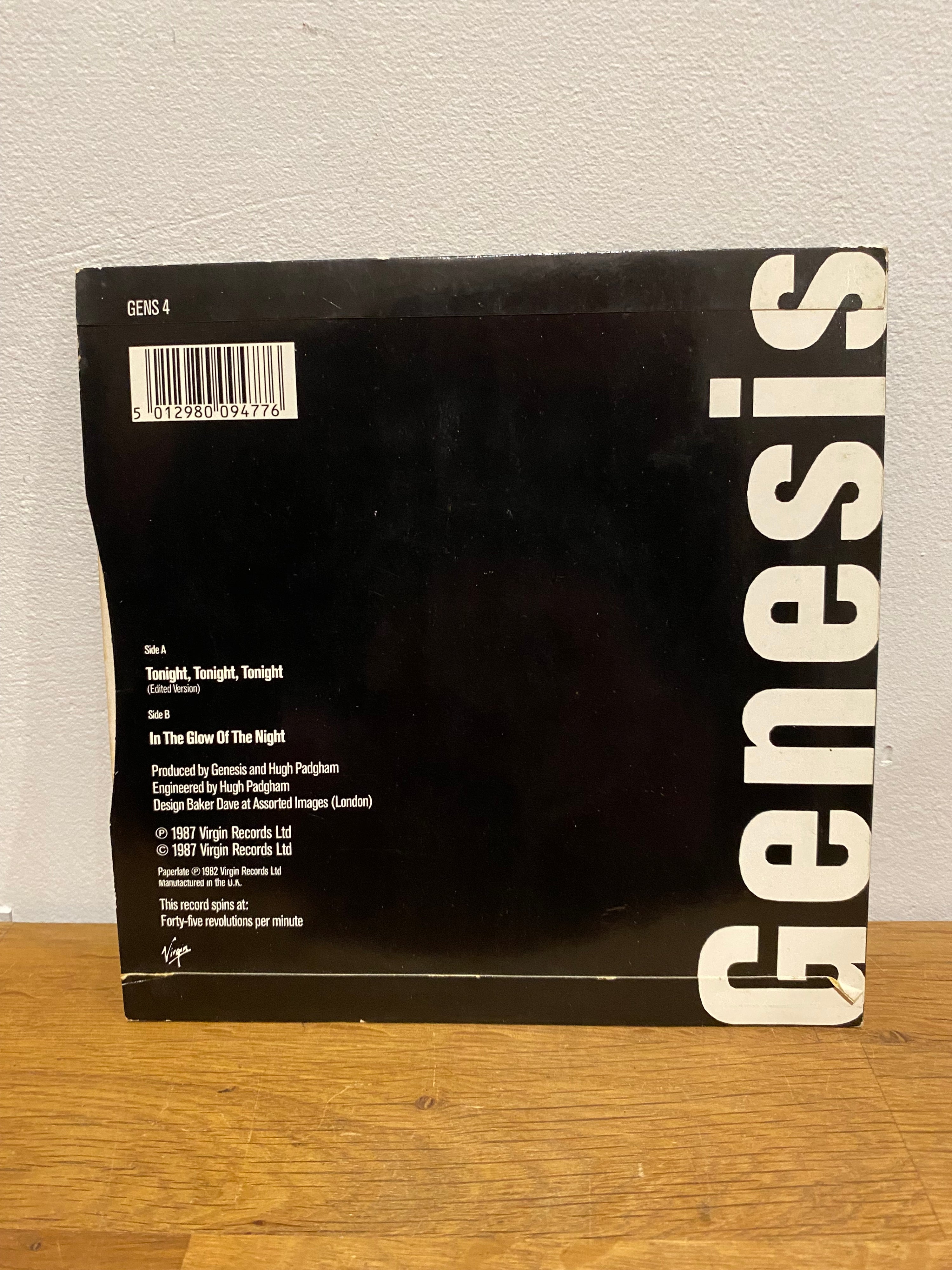 Genesis - Tonight, Tonight, Tonight , 7” single
