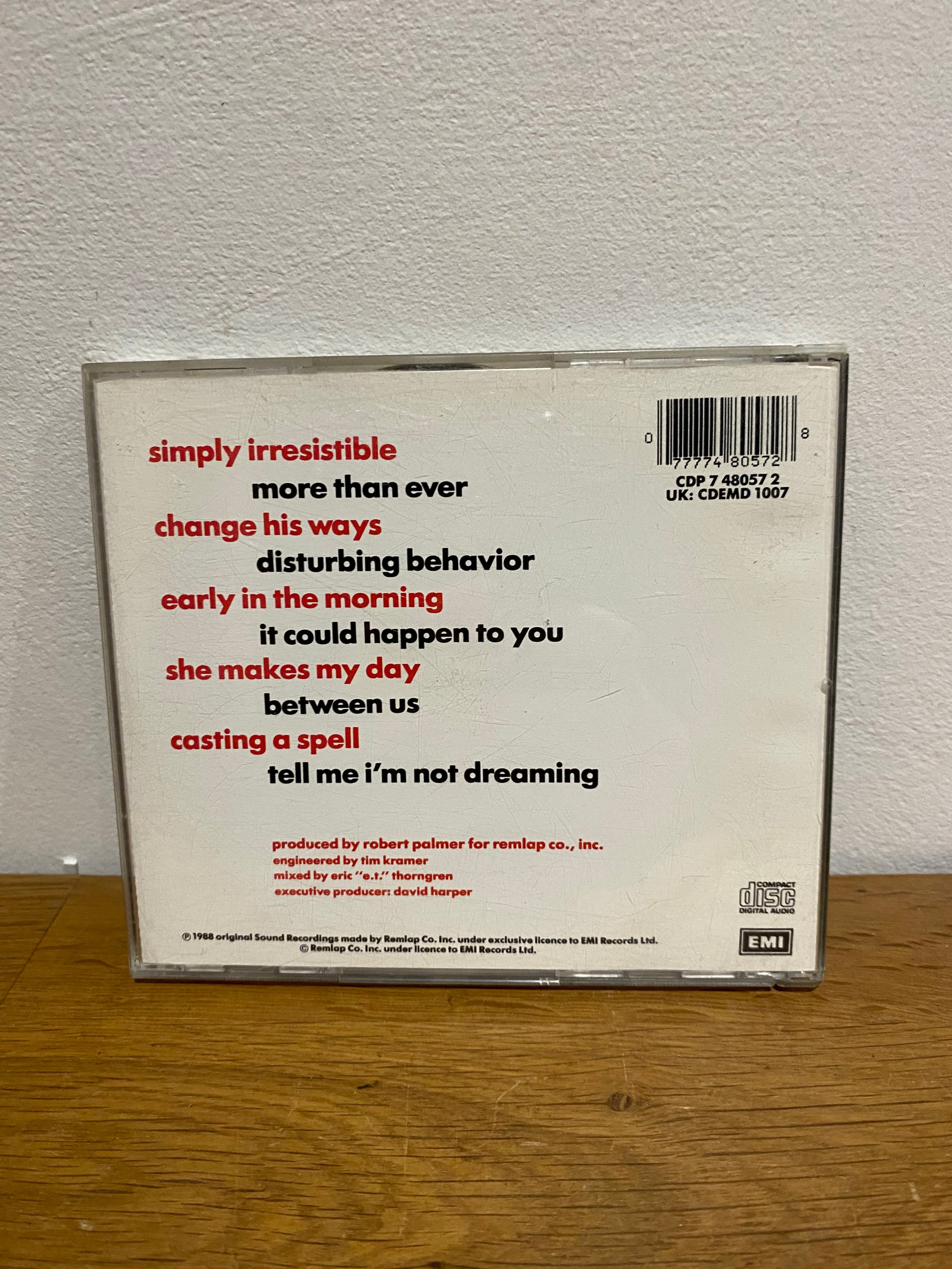 Robert Palmer - Heavy Nova CD Album (1988)