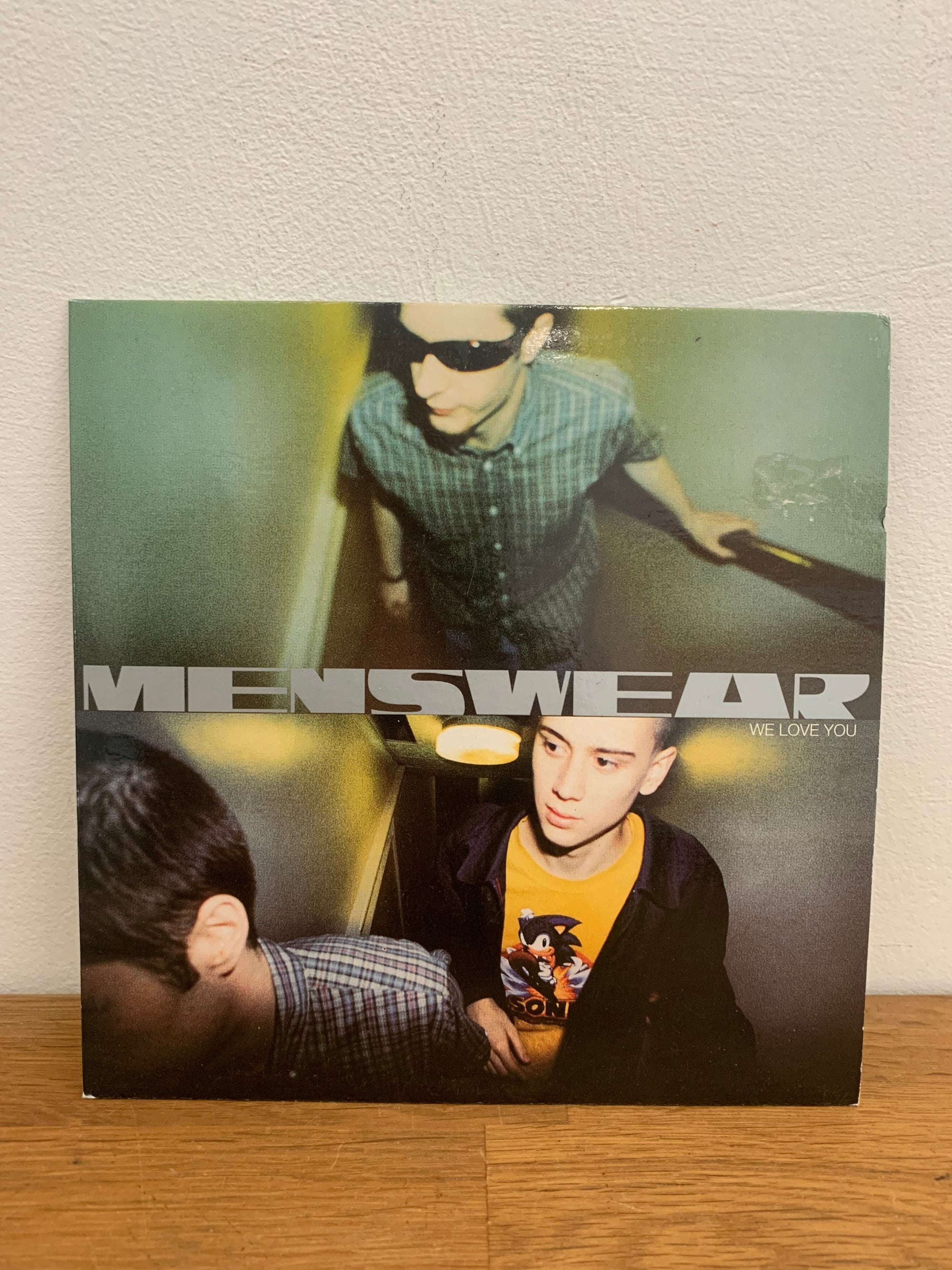 Menswear - We Love You , 7” single 7 inch vinyl single cover