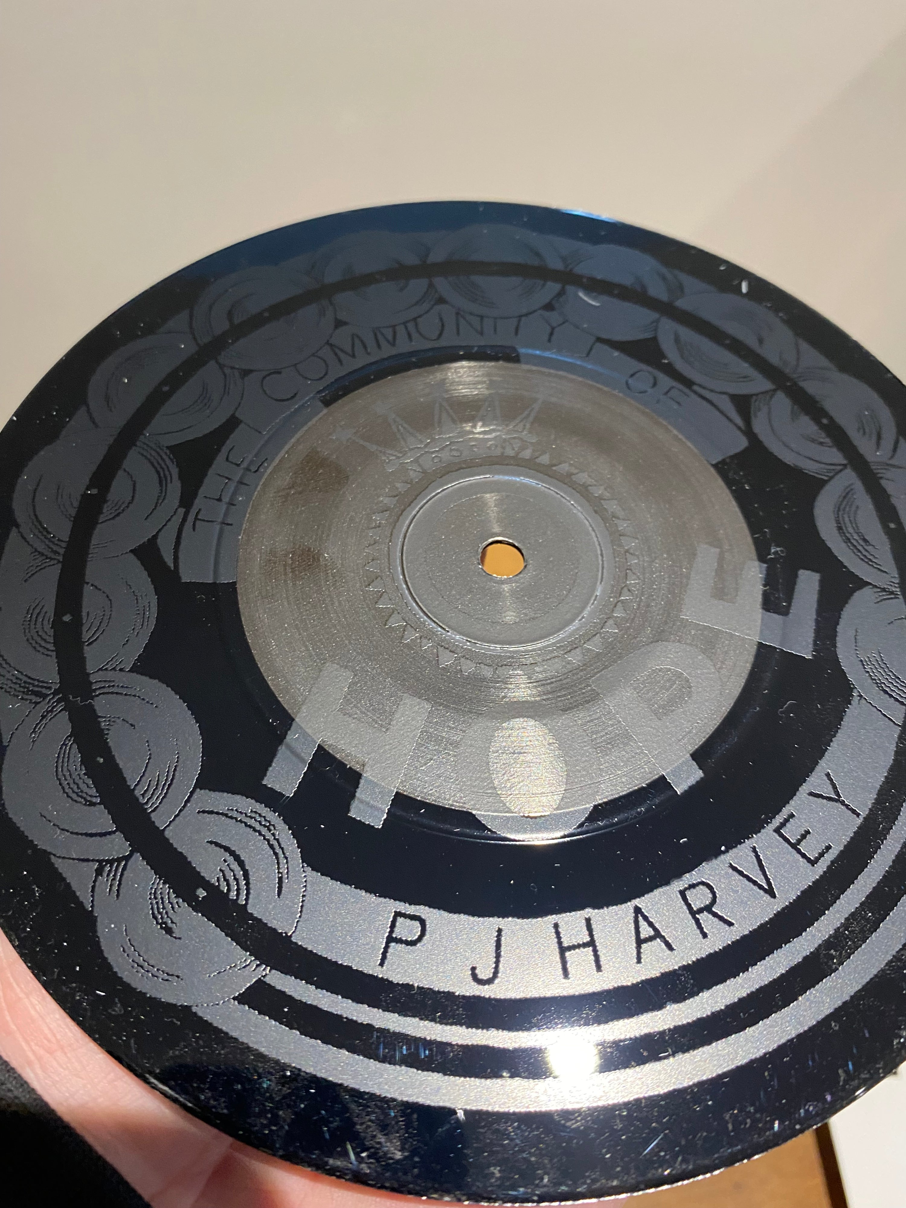 PJ Harvey - The Community of Hope , 7” Etched vinyl