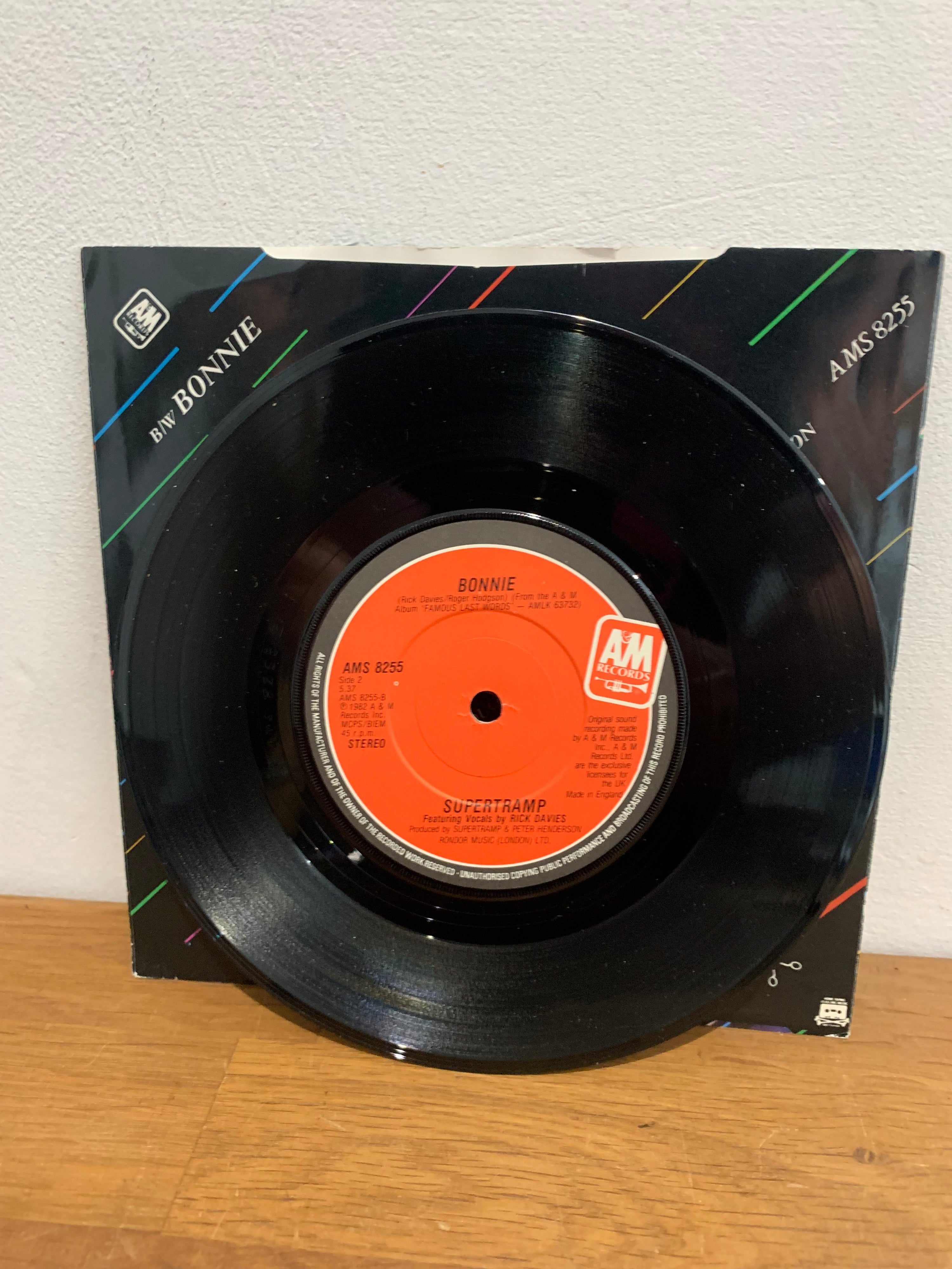 Supertramp - It’s raining again, 7 inch single , 1982 A&M records