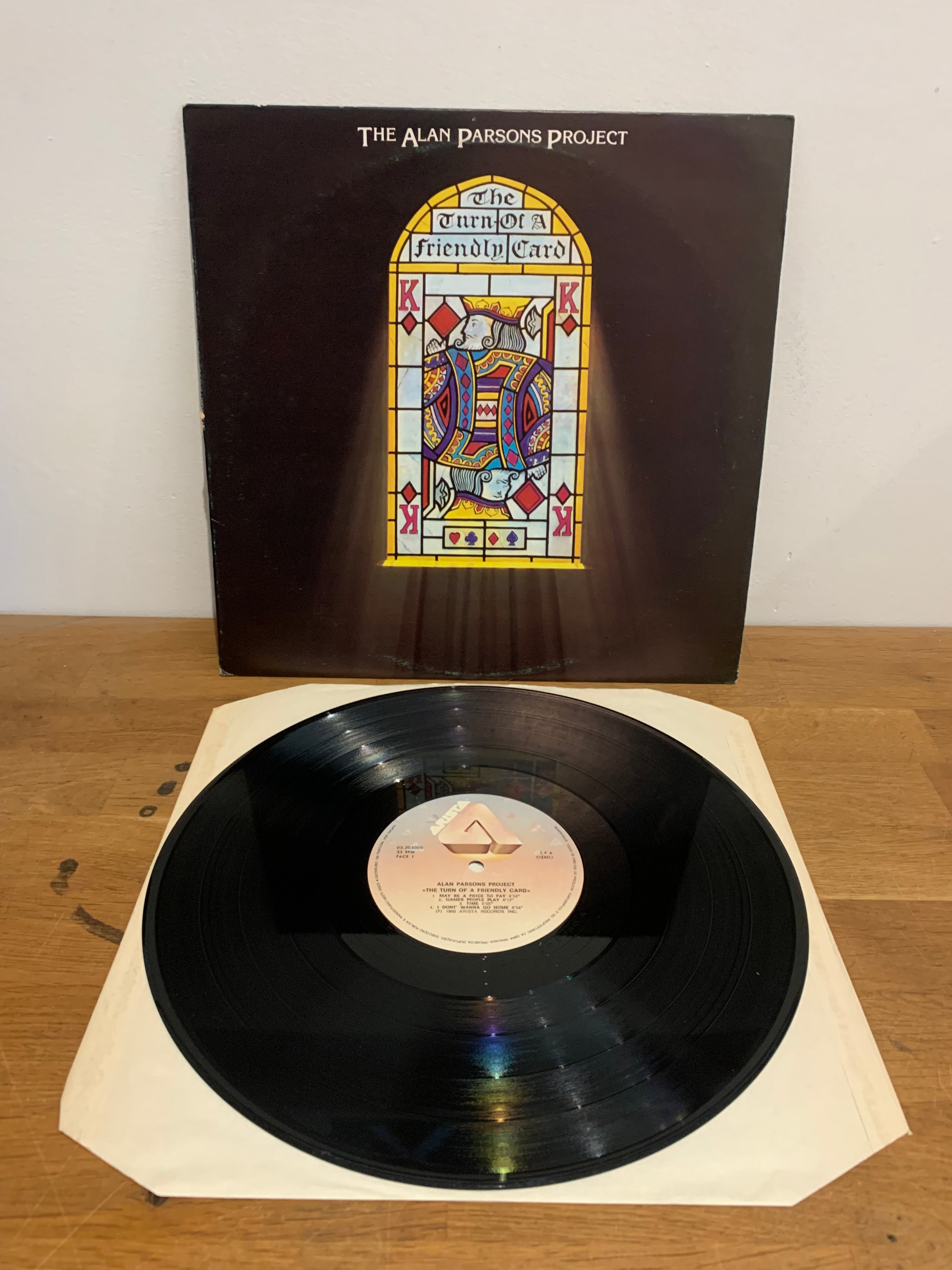 The Alan Parsons Project- The turn of a friendly card , LP vinyl, Arista 1980.