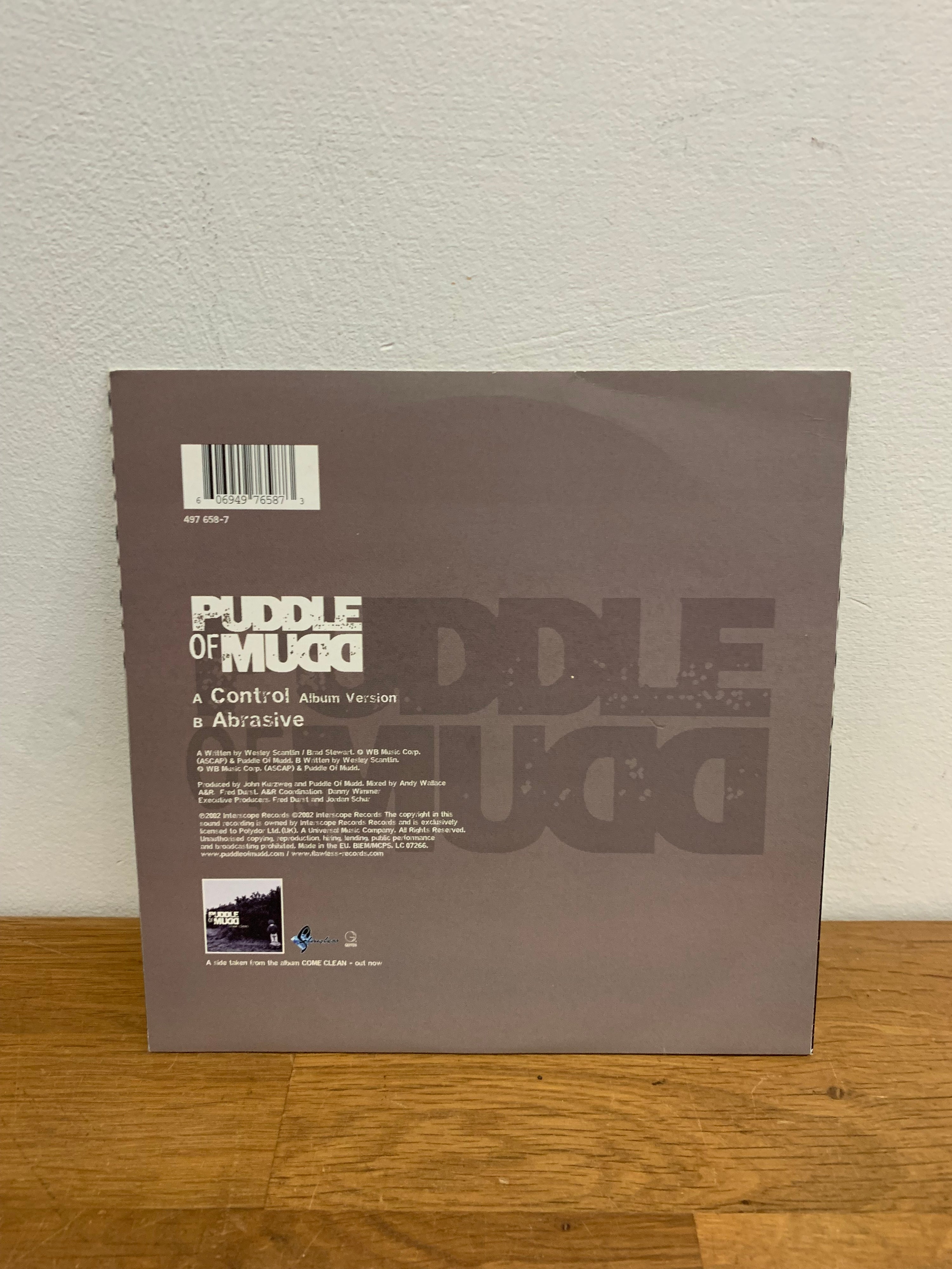Puddle of Mudd - Control, 7” single, brown vinyl, 2002 Interscope records.