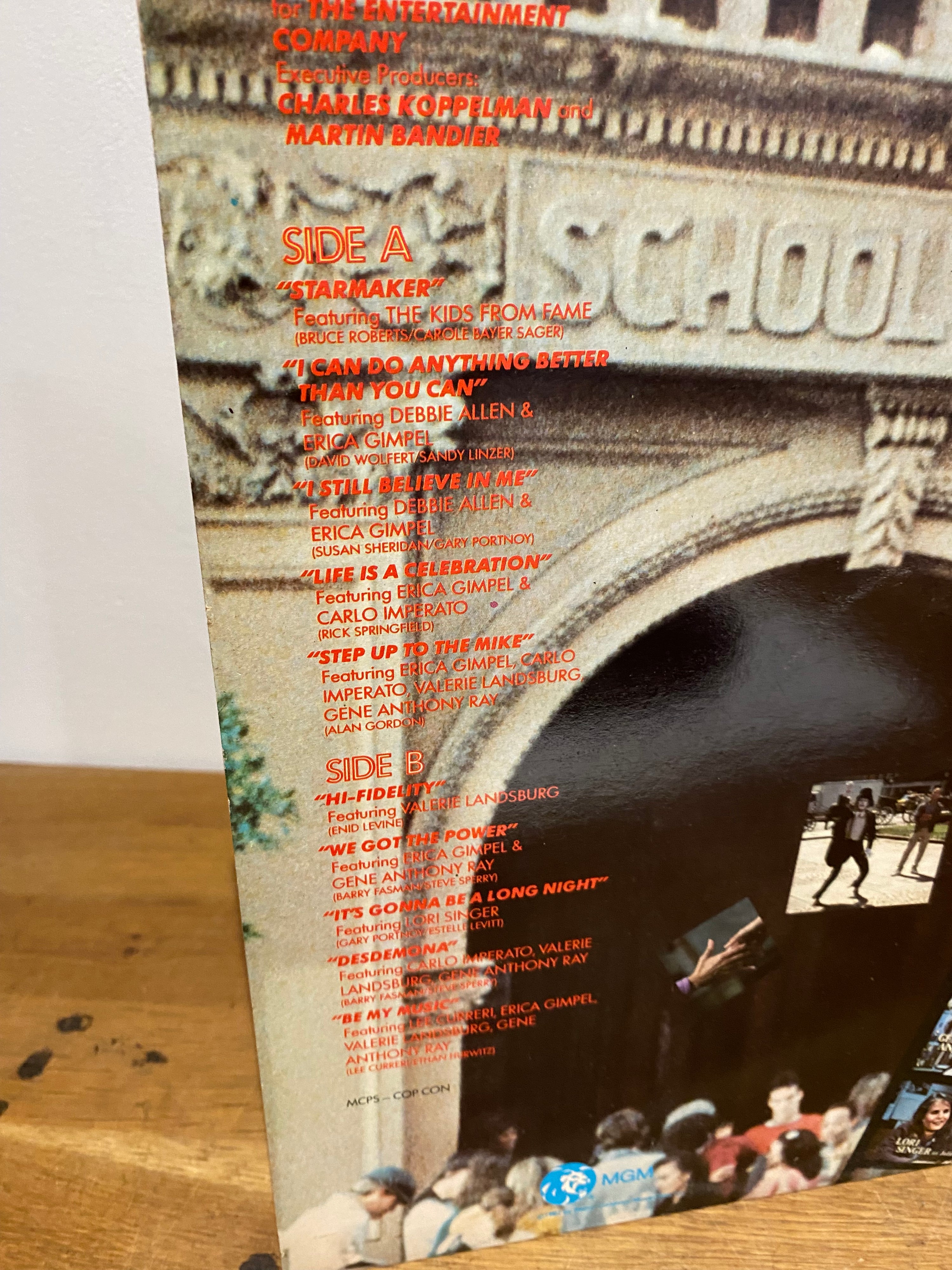 The kids from Fame , LP vinyl, BBC Records 1982