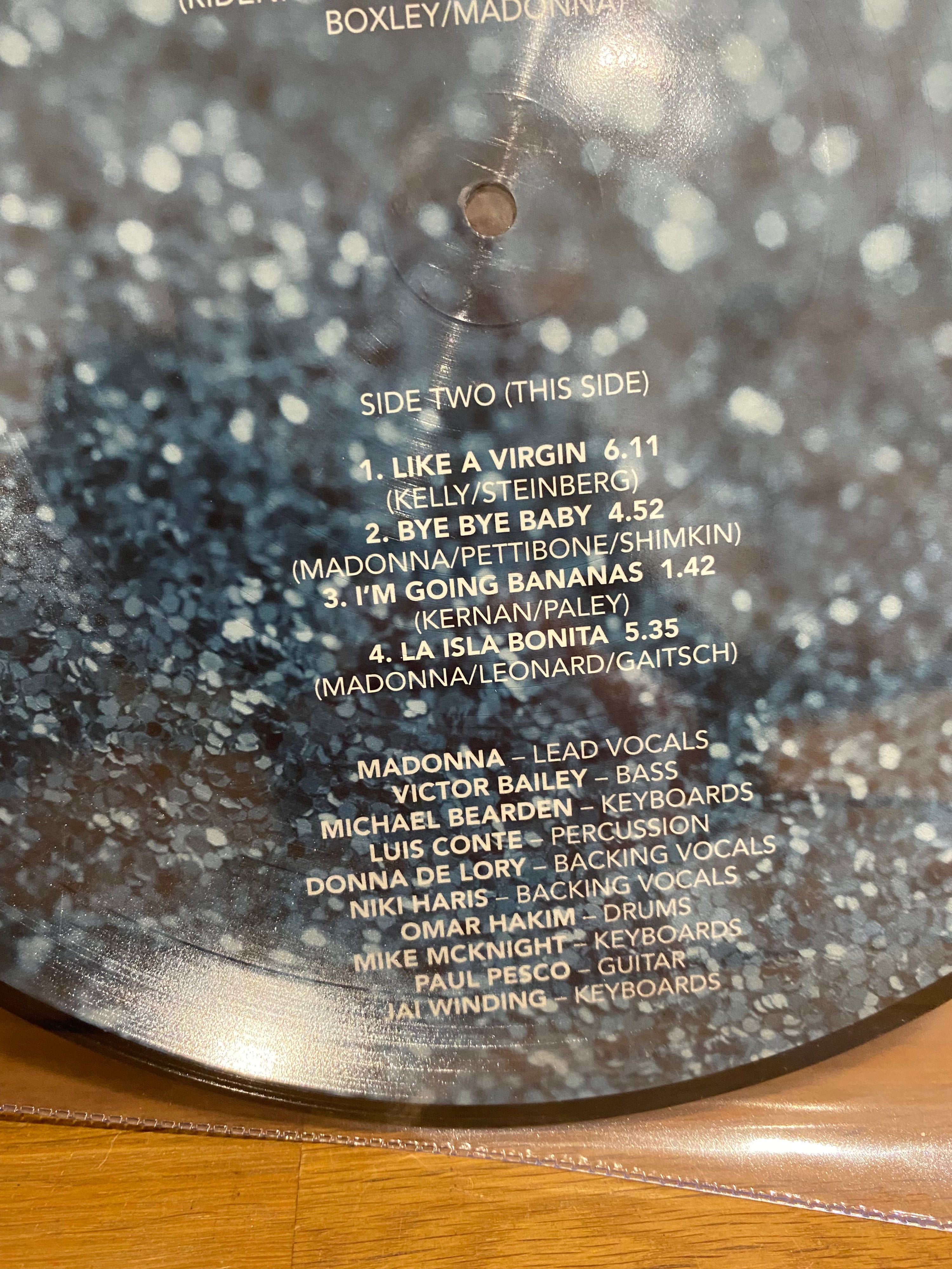 Madonna - The Sydney Cricket Ground , Part Two, picture disc