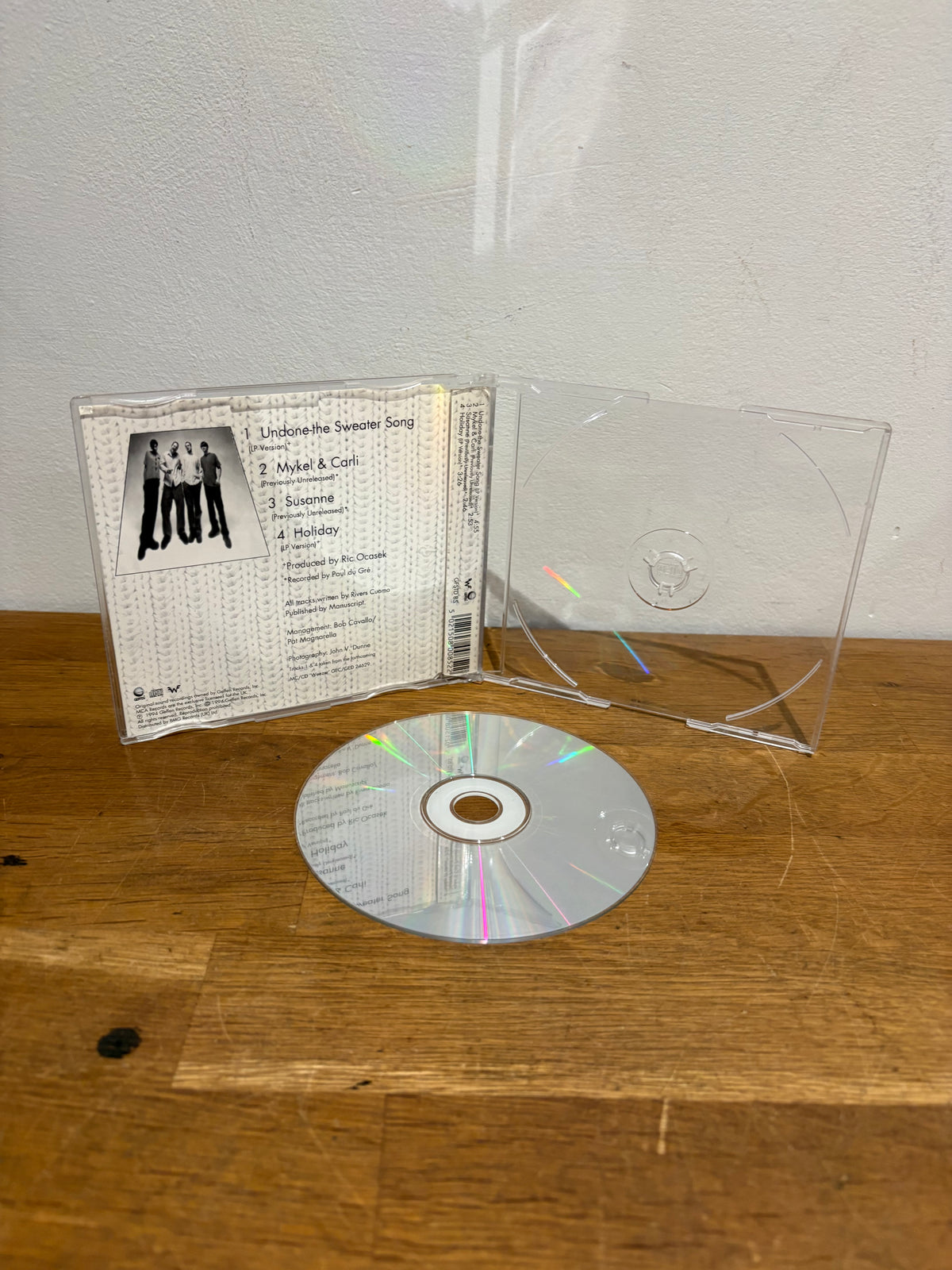 Weezer - Undone , the sweater song, cd single. Geffen