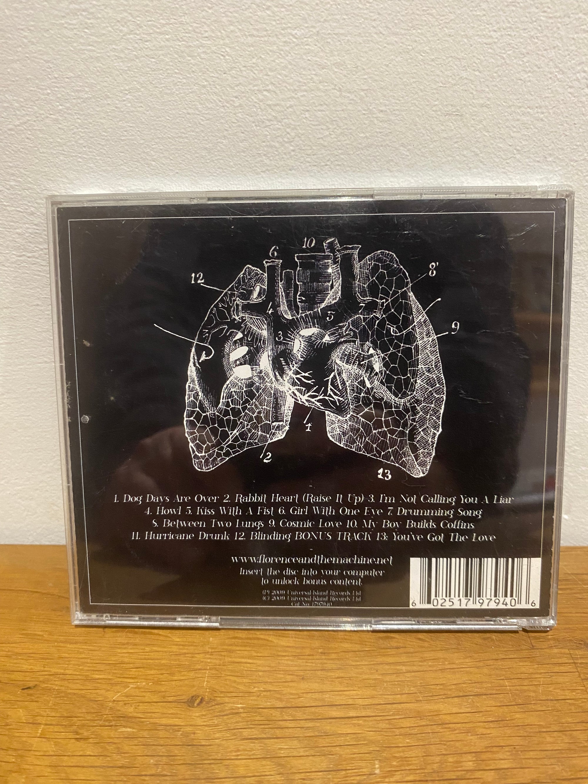 Florence + The Machine - Lungs , 2009 cd album