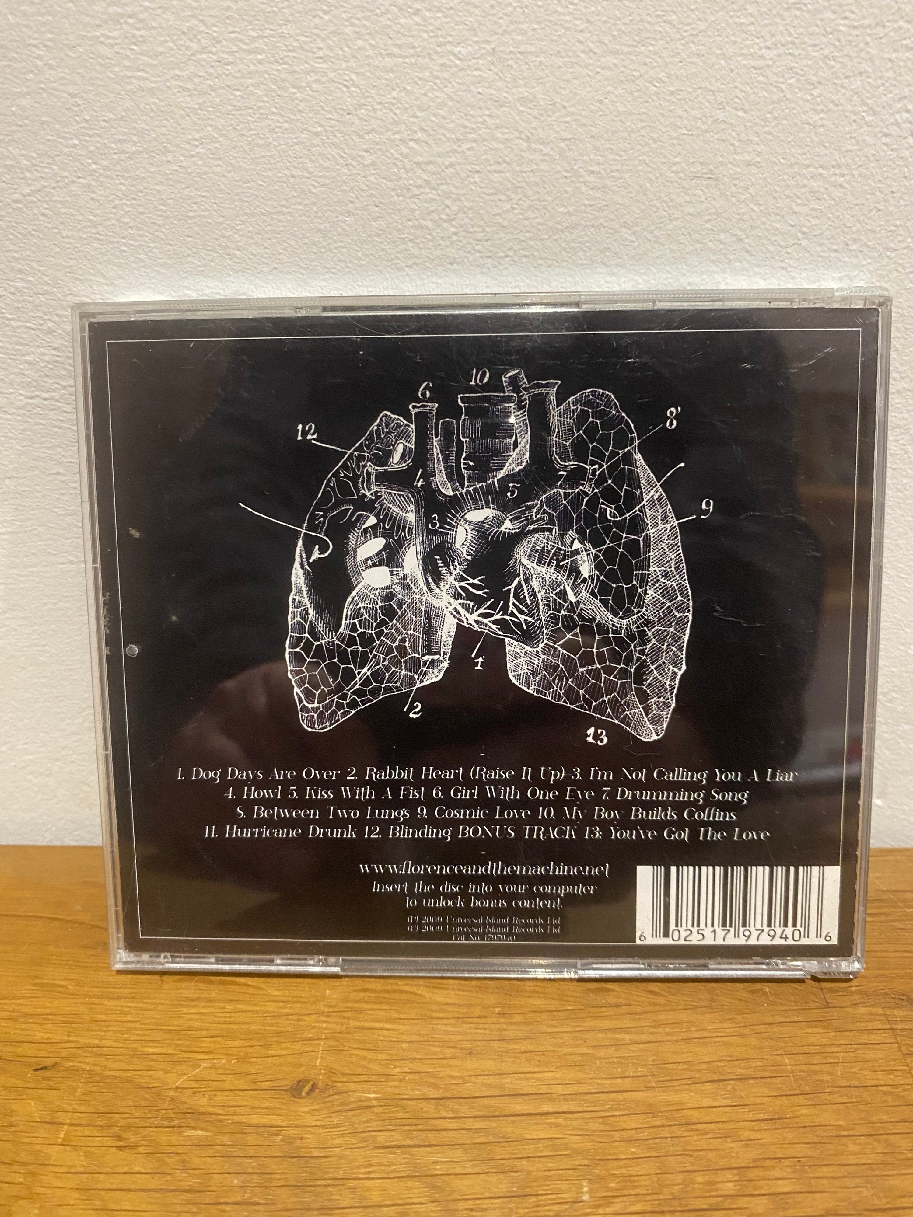 Florence + The Machine - Lungs , 2009 cd album