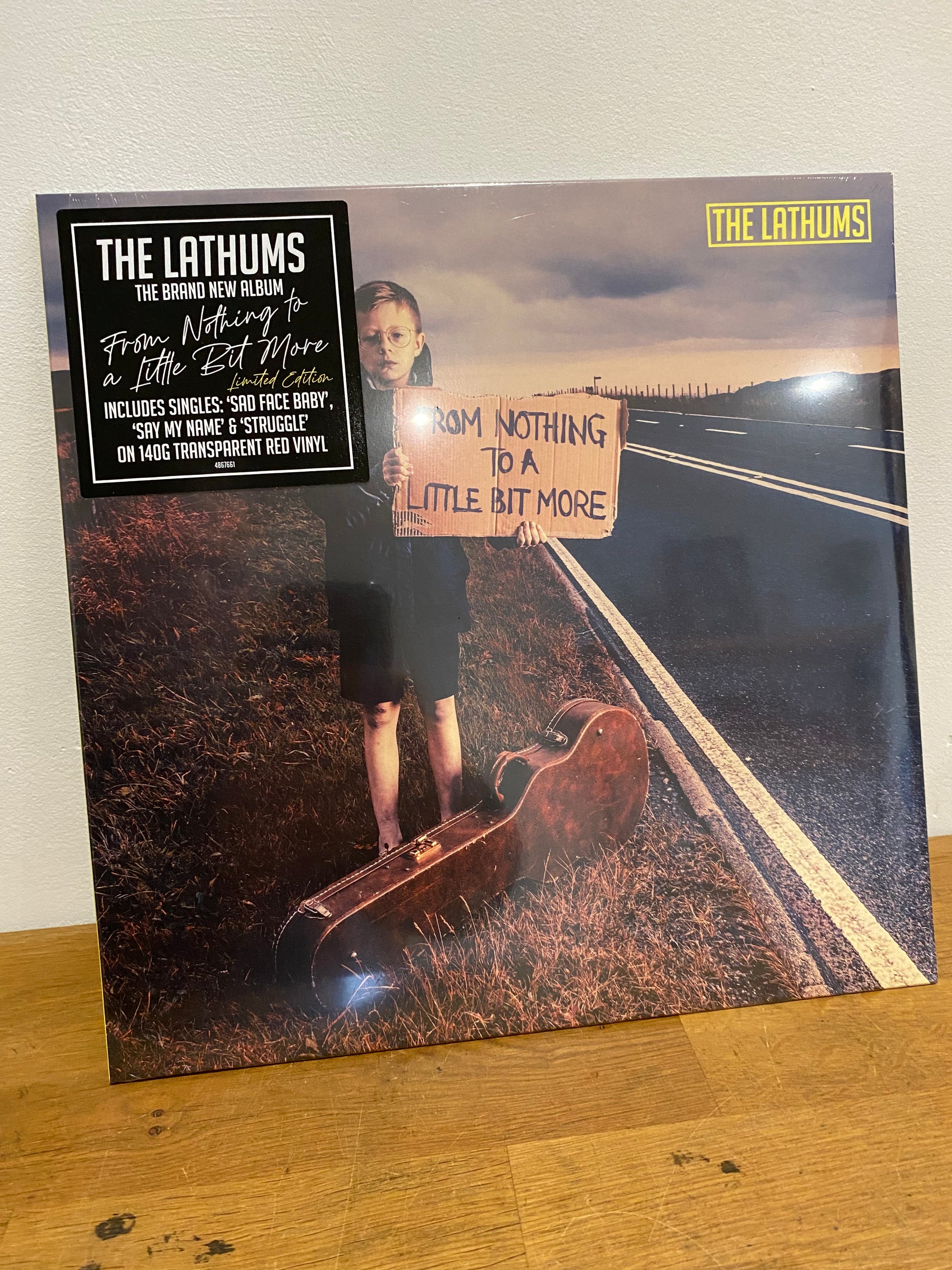 The Lathums - From nothing to a little bit more. Limited edition red vinyl. New and sealed