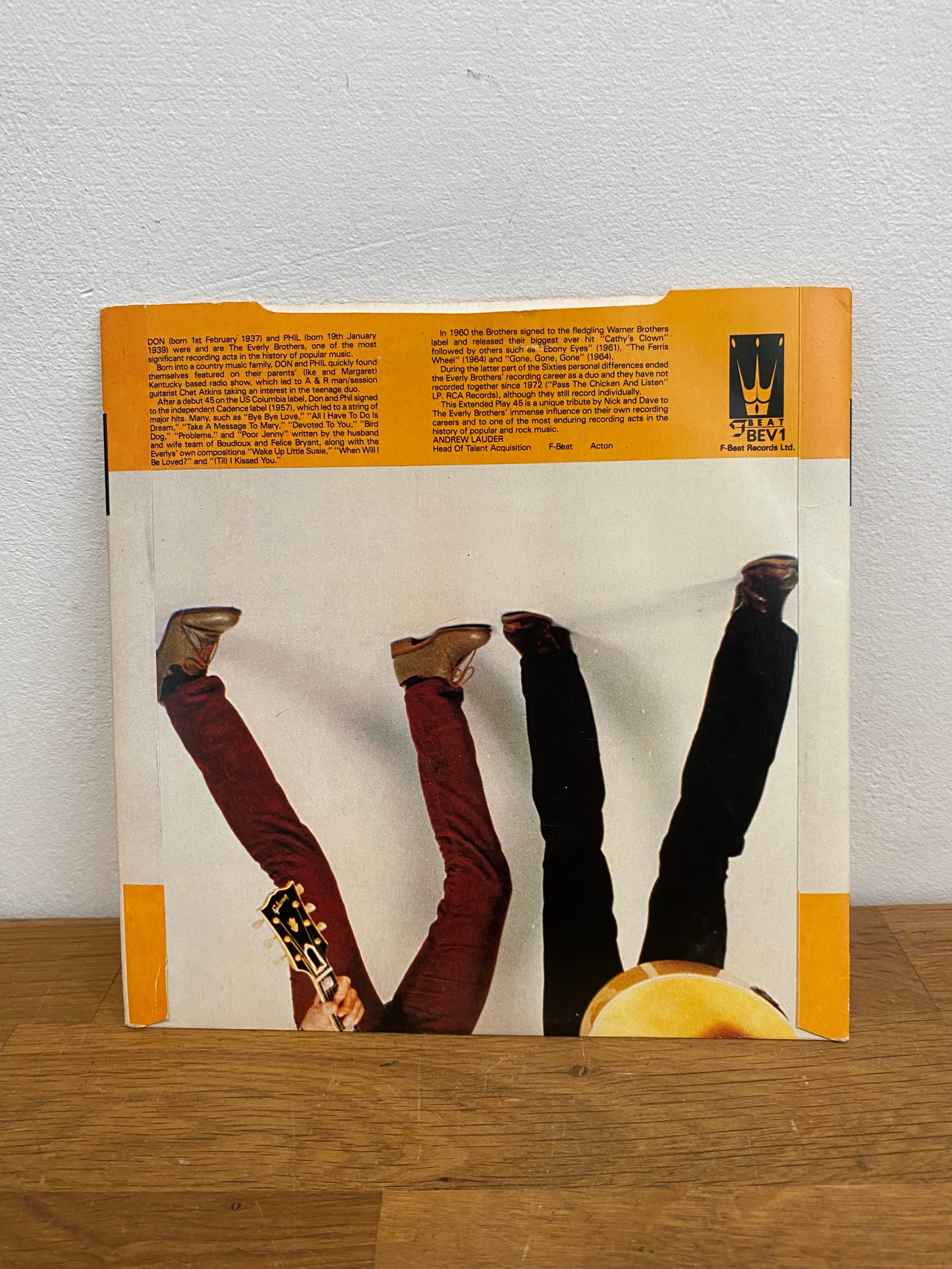 Nick Lowe & Dave Edmunds - sing the Everly Brothers, FBEAT BEV1, 1980