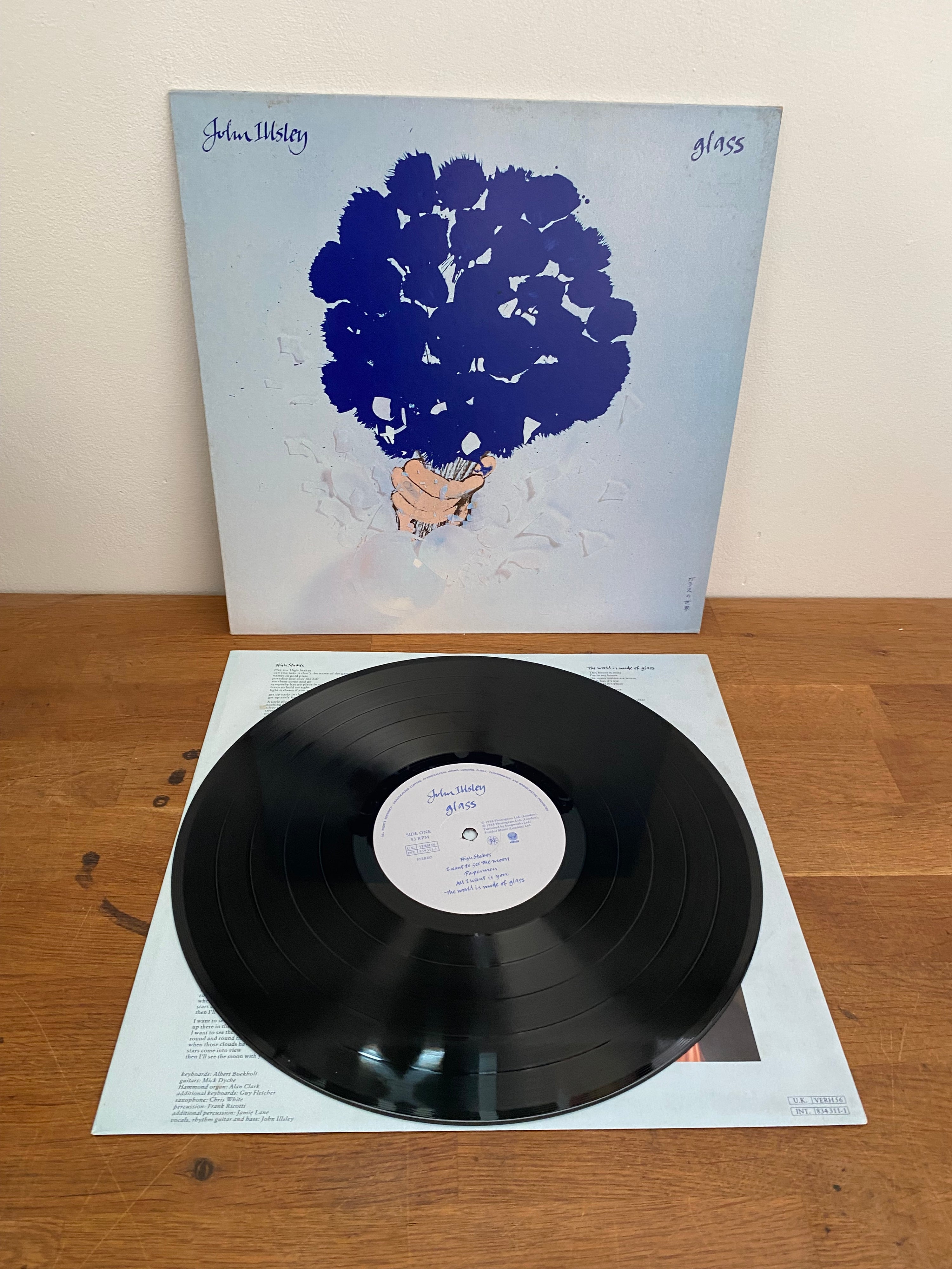 John Illsley - Glass , vinyl LP , Vertigo, 1988